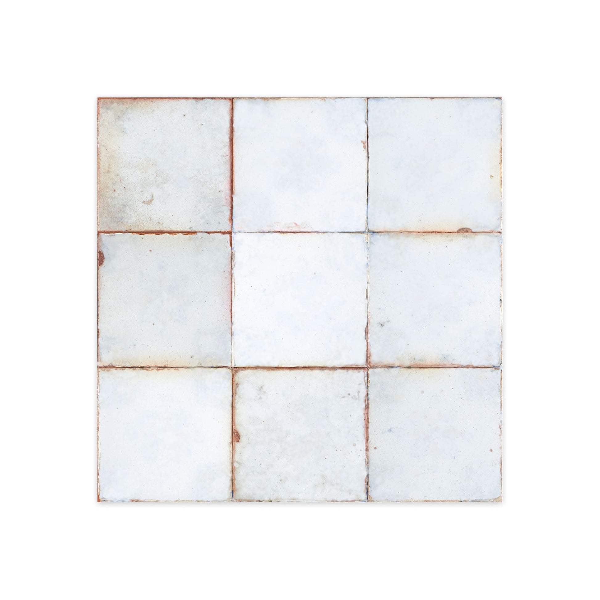 Carrelage Vintage Blanc 33x33x0,95 cm Selvora - Sol et mur intérieur