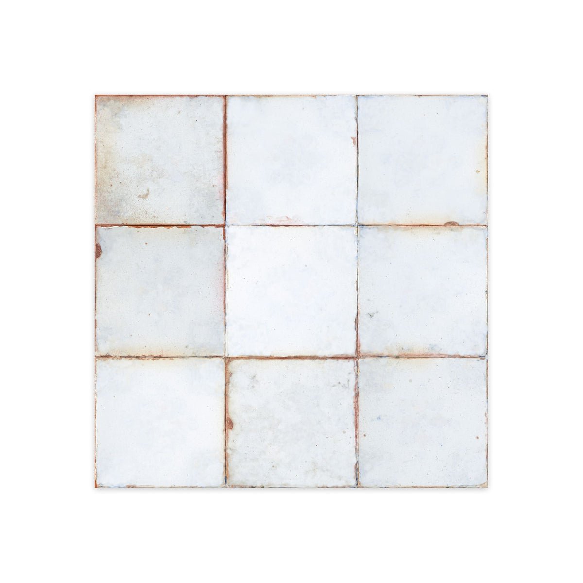 Carrelage Vintage Blanc 33x33x0,95 cm Selvora - Sol et mur intérieur