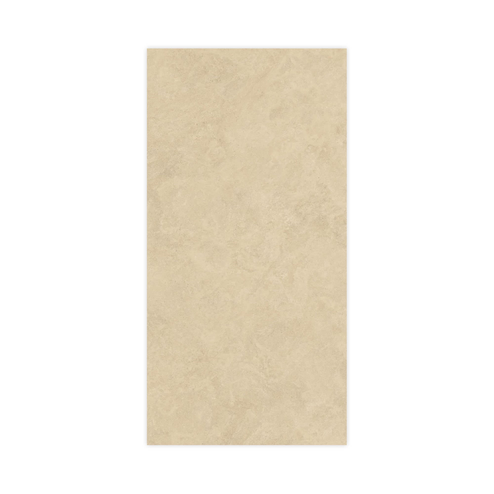 Carrelage effet Pierre Calcaire Beige Sable 240x120x0,9 cm Mat Rocalta - Mur intérieur