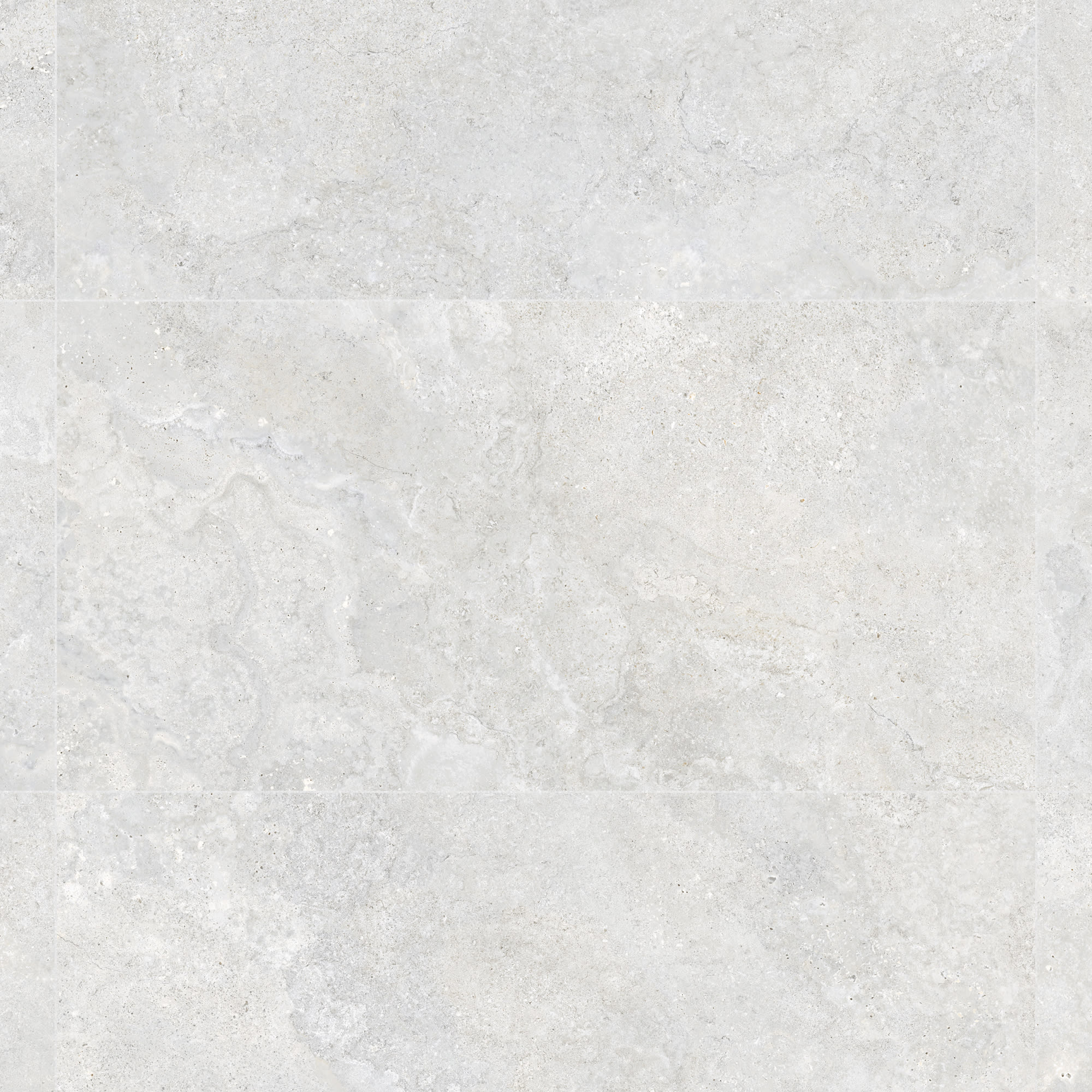 Carrelage effet Travertin Gris Clair 120x60x0,9 cm In&Out Castorel - Sol et mur intérieur et Sol extérieur