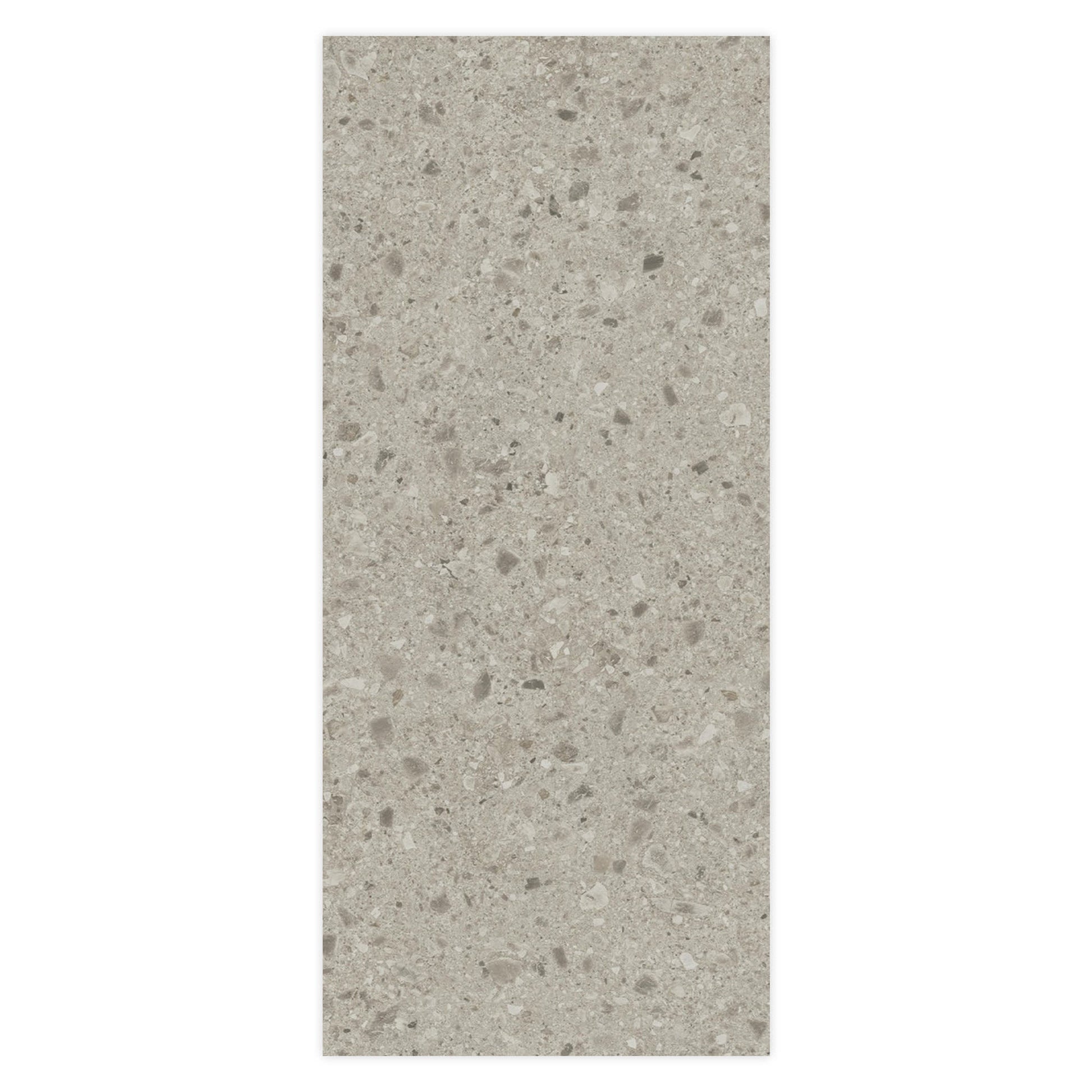 Carrelage effet Pierre Ceppo di Gré Gris Clair 278x120x0,6 cm Mat Massira - Mur intérieur