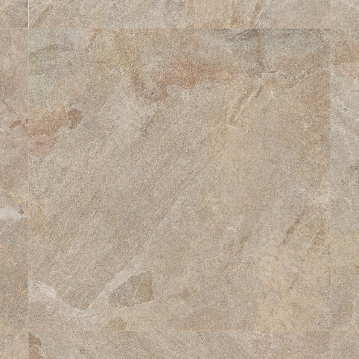 Carrelage effet Pierre Beige Brun 100x100x0,8 cm In&Out Serdano - Sol et mur intérieur et Sol extérieur