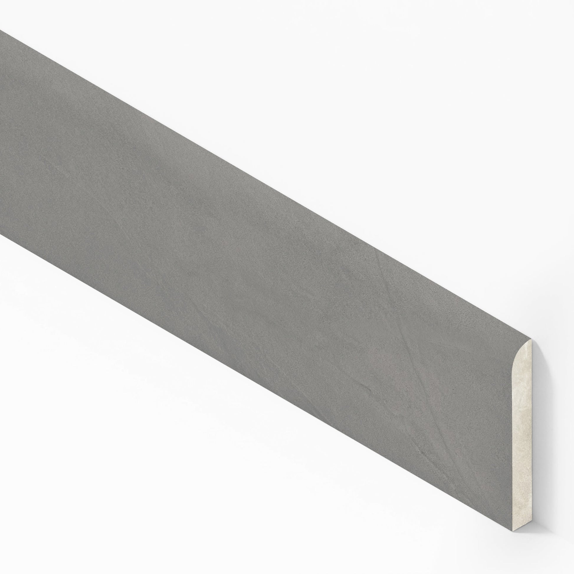Plinthe carrelage effet Enduit Gris Cendré 60x7,2 cm Silk Calviro