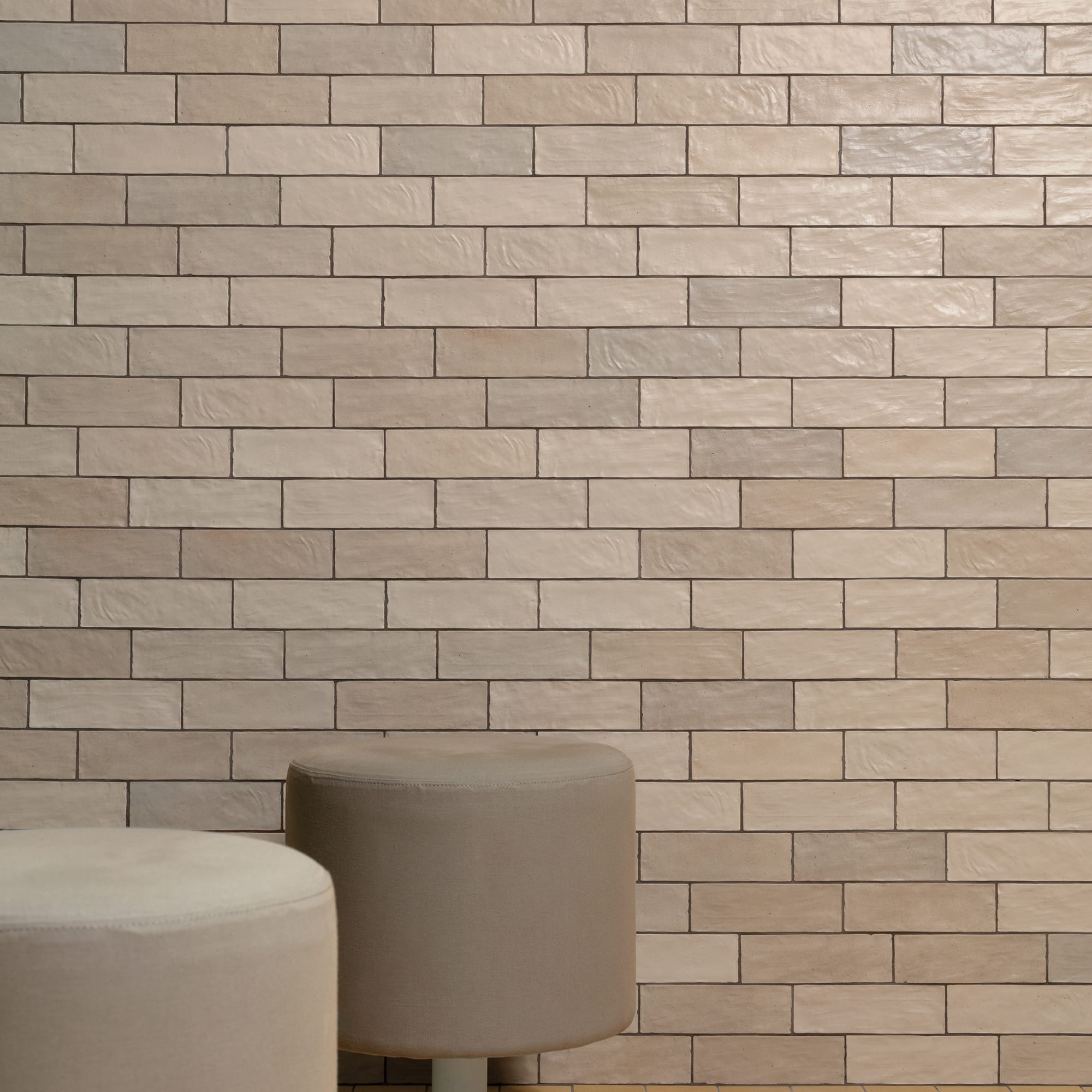 Carrelage effet Zellige Bleu Clair 20x6,5x0,85 cm Mat Serinor - Mur intérieur