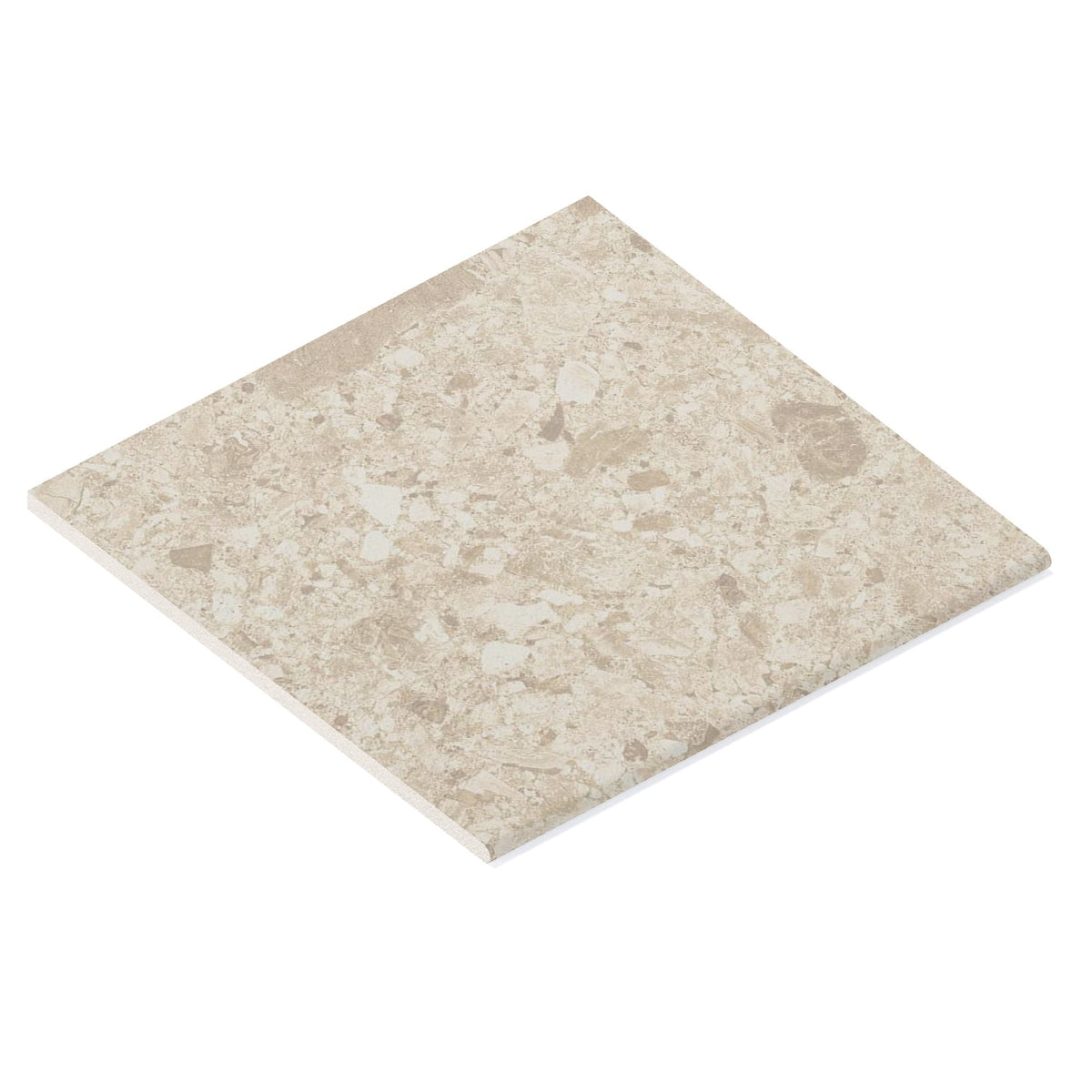 Margelle de piscine effet Pierre Ceppo di Gré Beige 60x60x2 cm Bord 1/2 Rond Massira