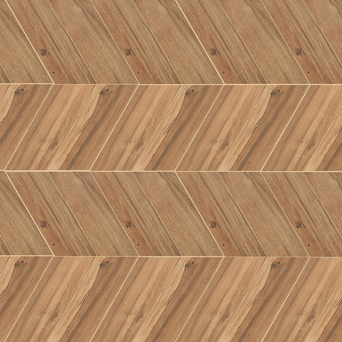 Carrelage effet Parquet Bois Chêne Ambre Chevron Pointe de Hongrie 35x34,5x0,95 cm Mat Tarina - Sol et mur intérieur