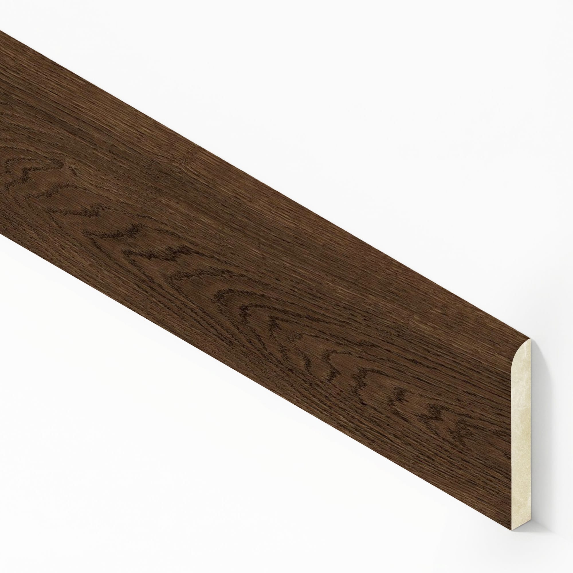Plinthe carrelage effet Bois Chêne Cuir 150x7,2 cm Mat Lorenta