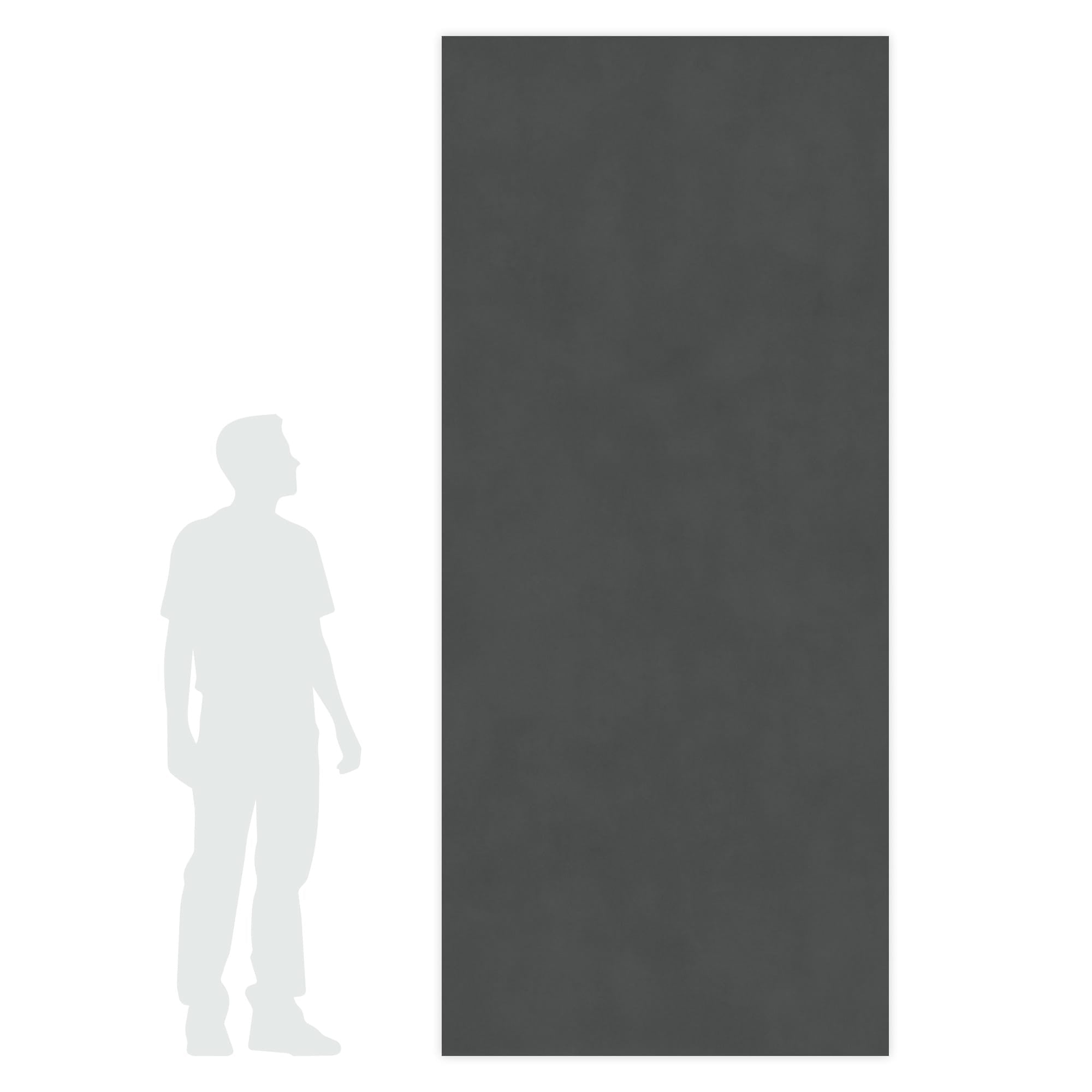 Carrelage effet Béton Gris Nuit 278x120x0,6 cm Mat Montera - Mur intérieur