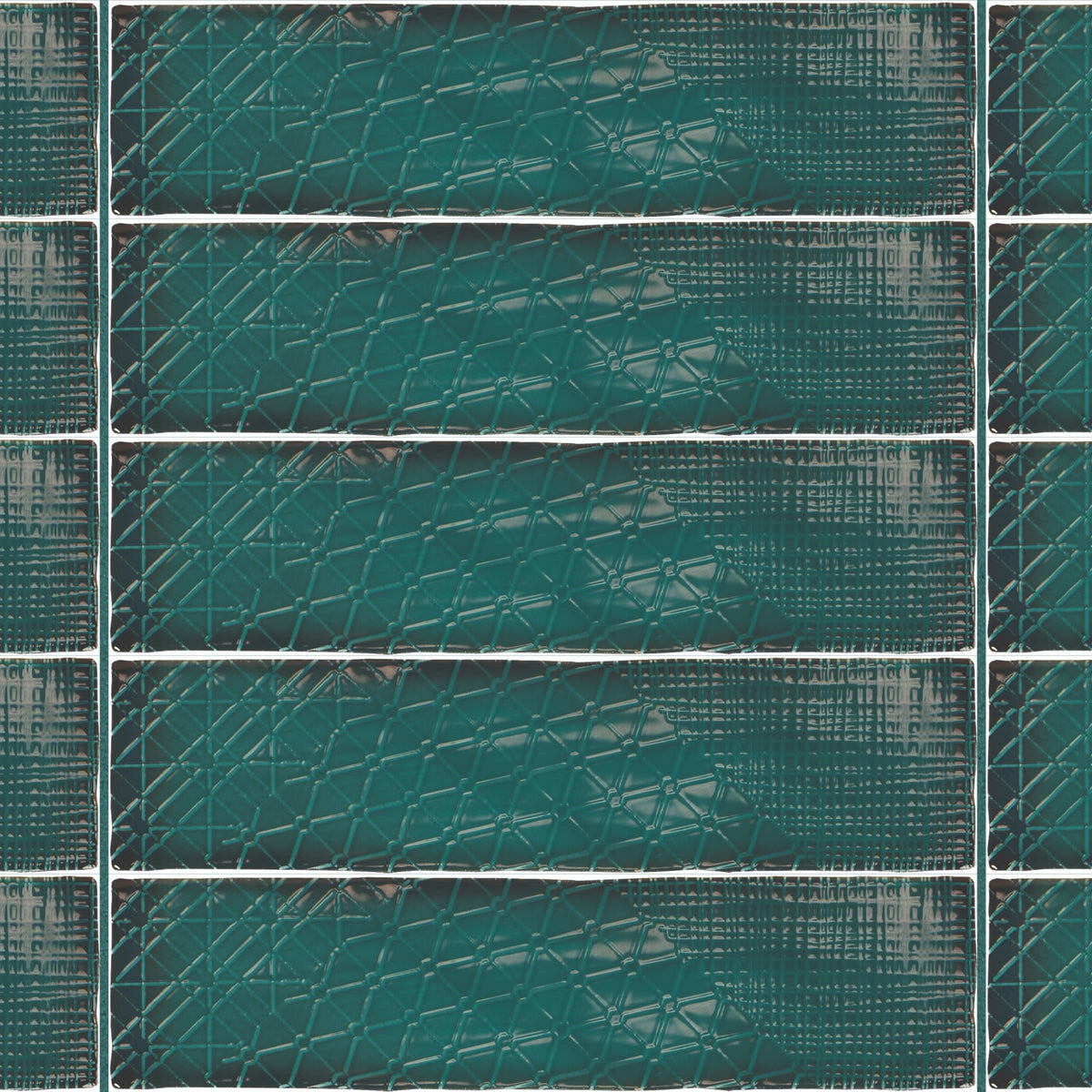 Carrelage effet Zellige Vert 30x7,5x0,82 cm Salerno - Mur intérieur