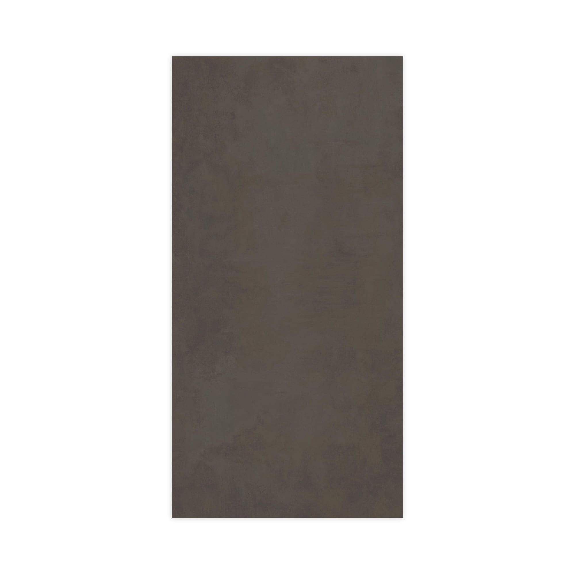 Carrelage effet Béton Brun Cuir 240x120x0,9 cm Mat Vetrano - Mur intérieur