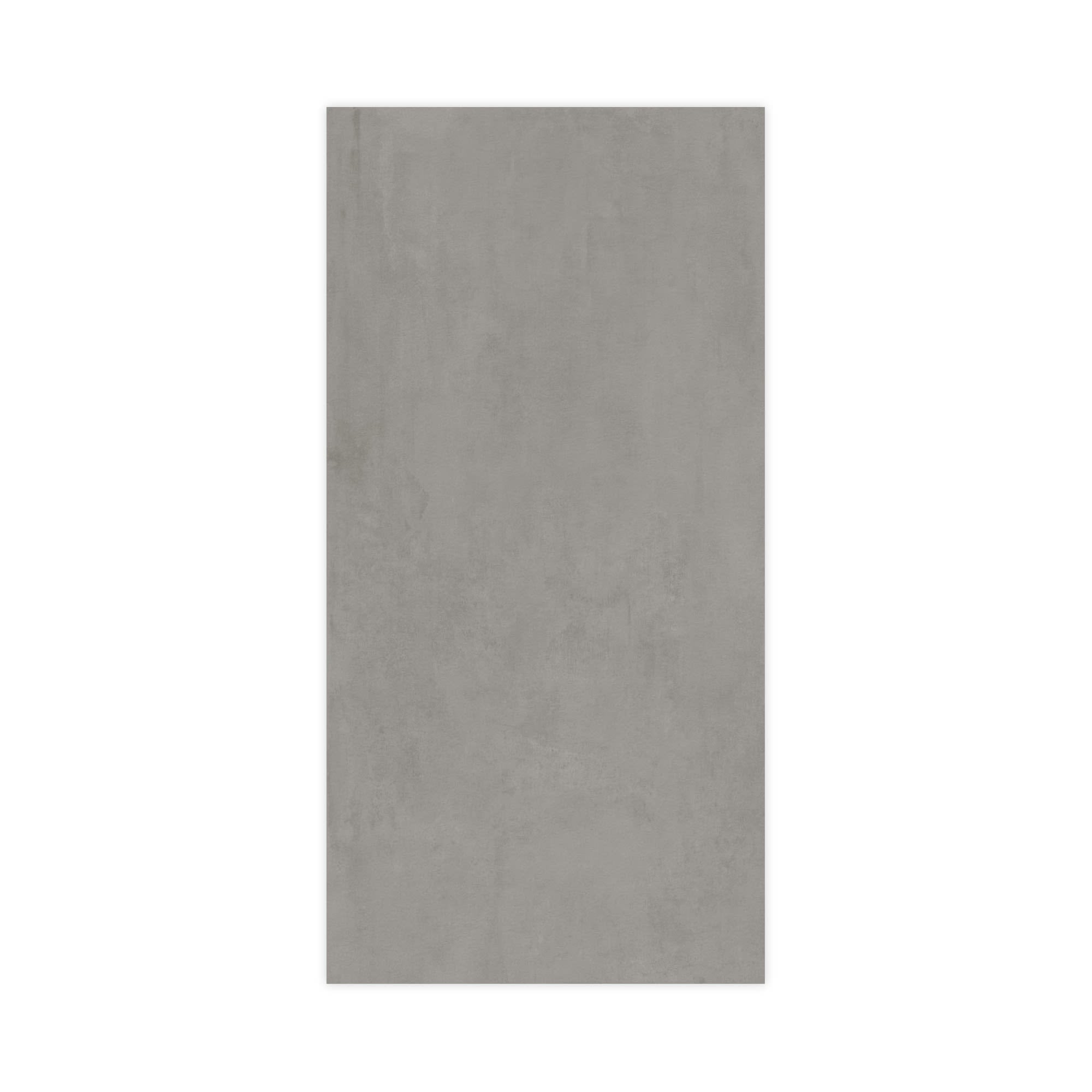 Carrelage effet Béton Gris Cendré 240x120x0,9 cm Mat Gravino - Mur intérieur