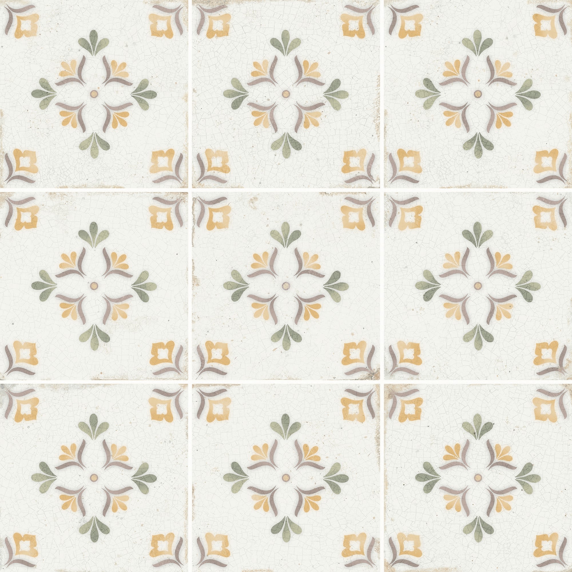 Carrelage Florane 14,8x14,8x0,77 cm Zirel - Mur intérieur