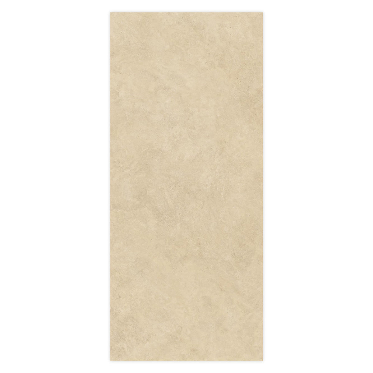 Carrelage effet Pierre Calcaire Beige Sable 278x120x0,6 cm Mat Rocalta - Mur intérieur