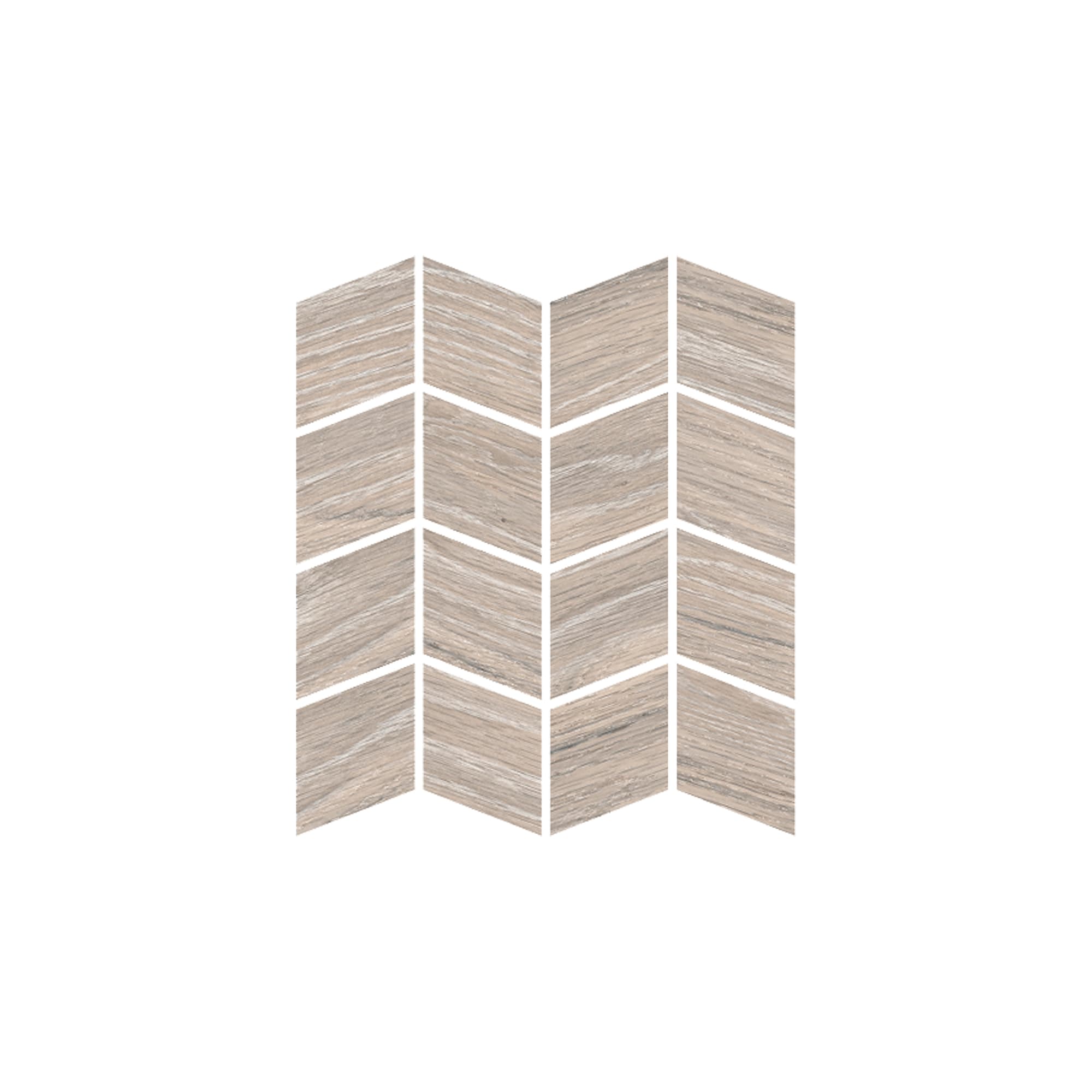 Mosaïque effet Bois Chêne Gris 27,5x24x1 cm Valdoro - Sol et mur intérieur