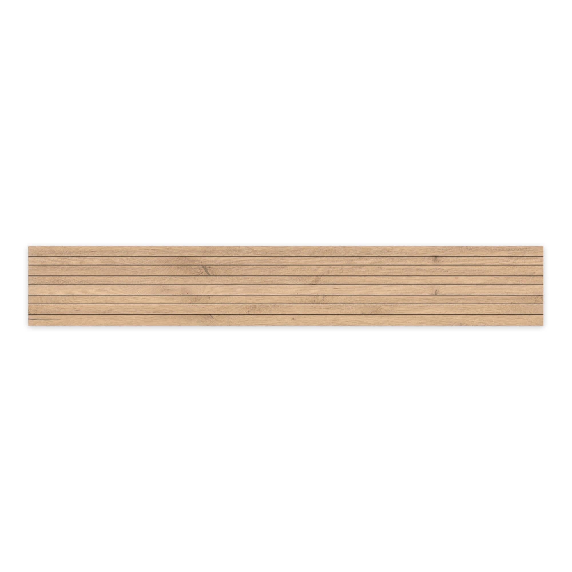 Carrelage effet Bois 3D Chêne Luce Linea 120x18,5x0,9 cm Mat Cedrano - Mur intérieur