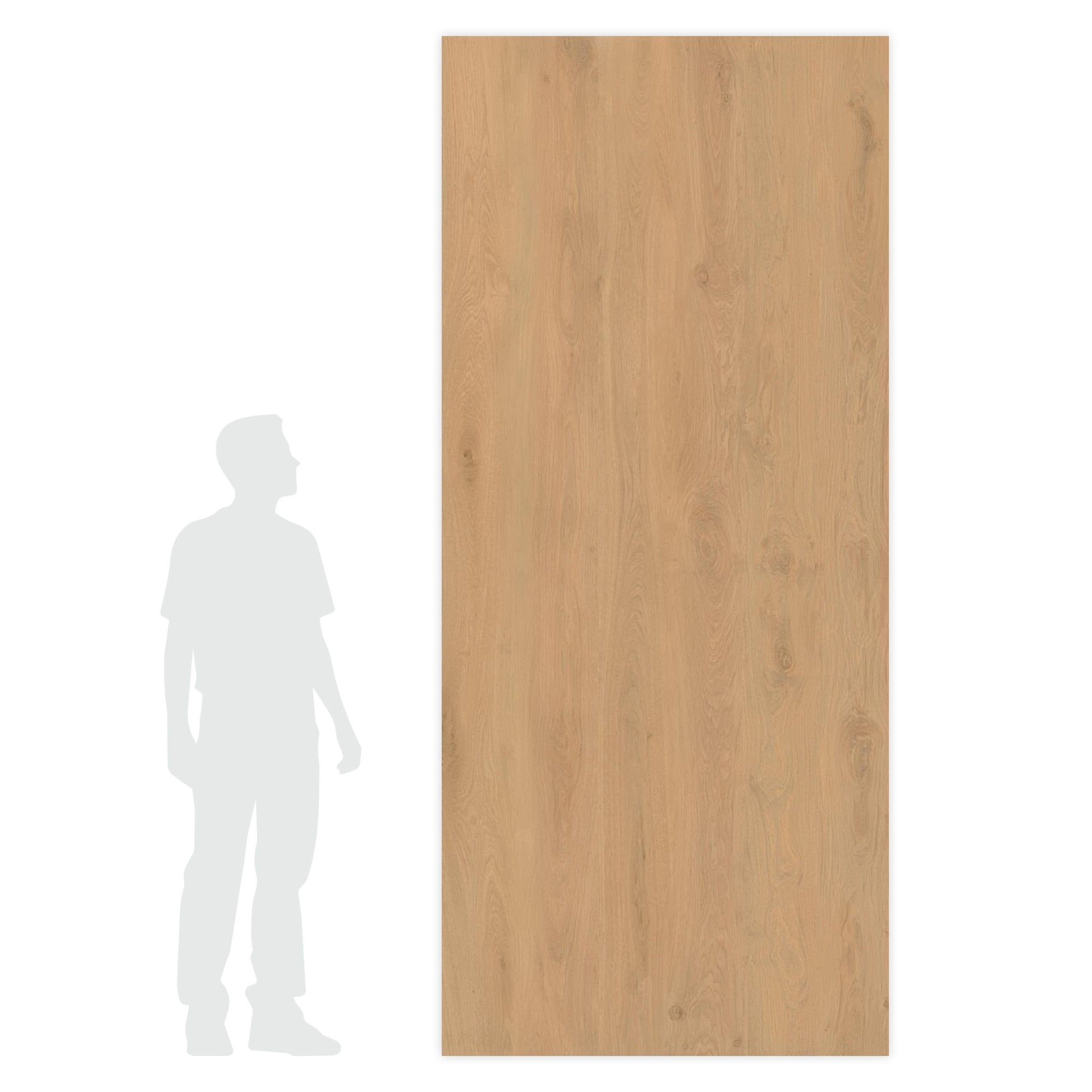 Carrelage effet Parquet Bois Chêne Rovere 278x120x0,6 cm Mat Cedrano - Mur intérieur