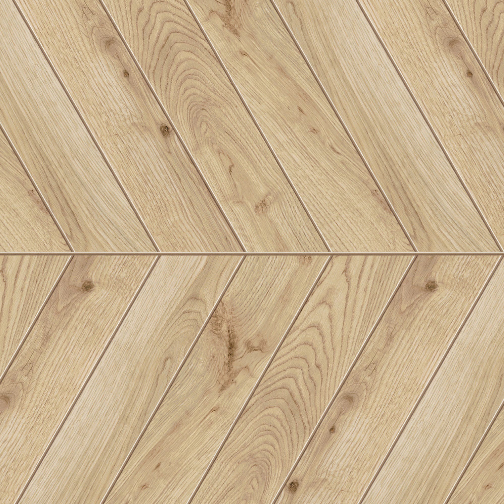 Carrelage effet Parquet Bois Chêne Ivoire Chevron Pointe de Hongrie 45x32,5x0,95 cm Mat Bravino - Sol et mur intérieur