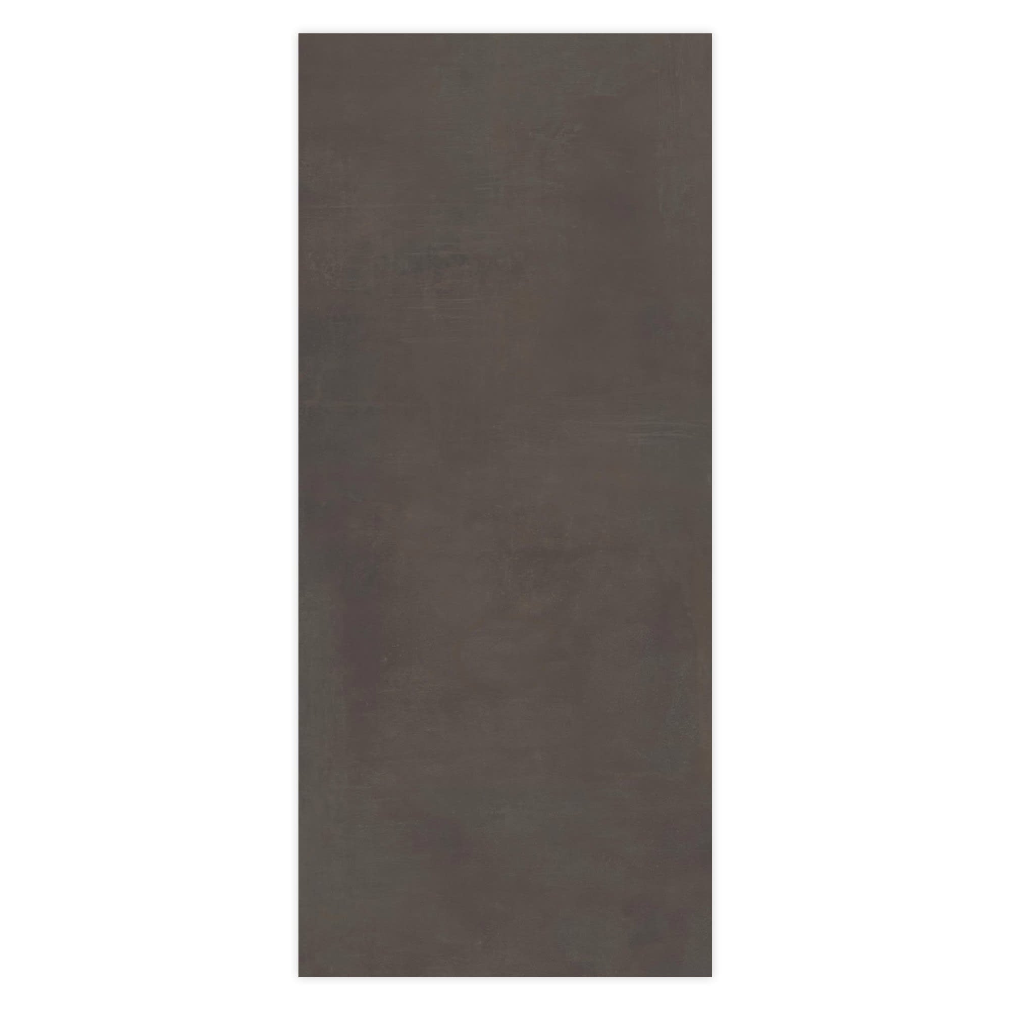 Carrelage effet Béton Brun Cuir 278x120x0,6 cm Mat Vetrano - Mur intérieur