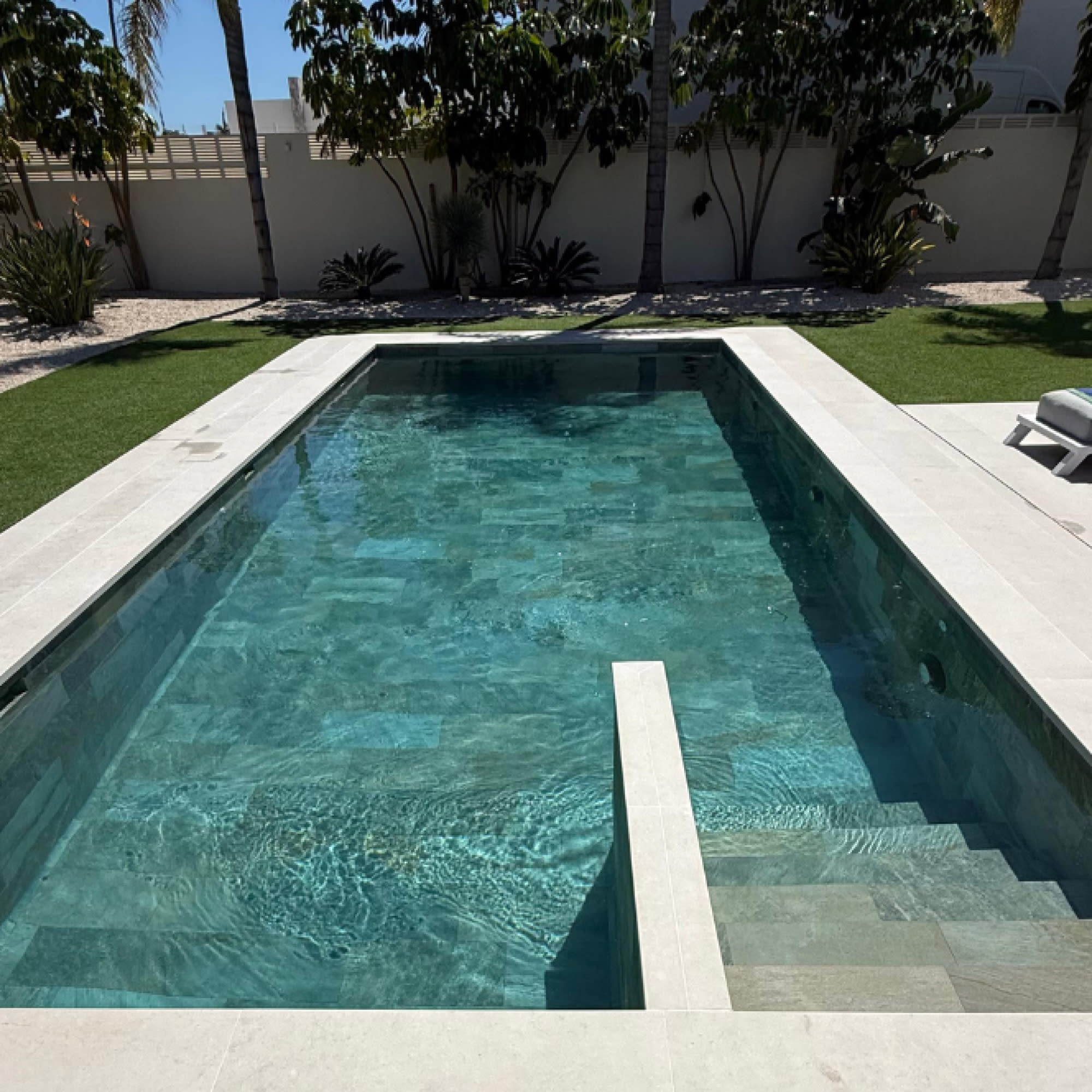 Carrelage Piscine effet Pierre de Bali Mix 62,6x31x0,9 cm Bonifacio