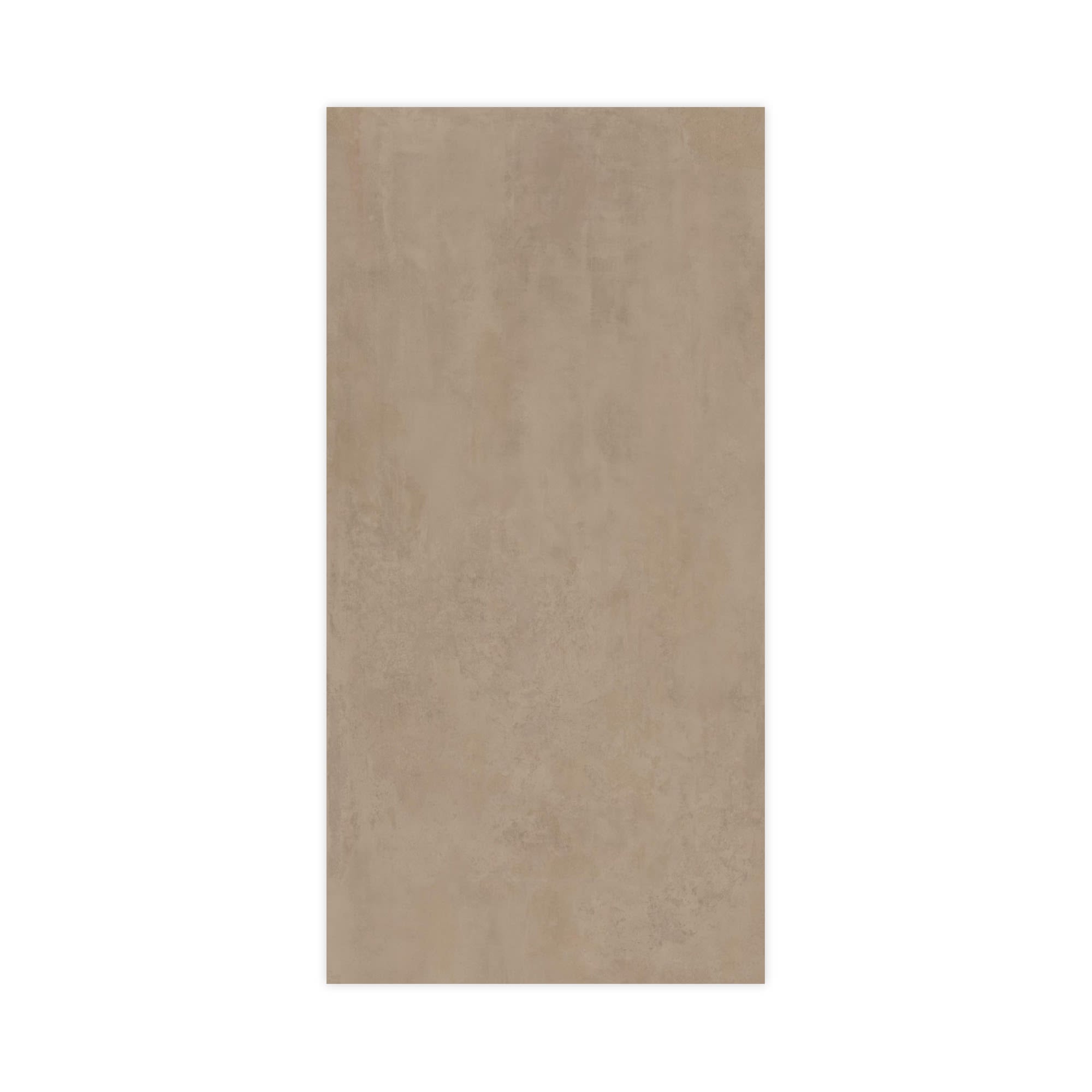 Carrelage effet Béton Beige Terre 240x120x0,9 cm Mat Vetrano - Mur intérieur