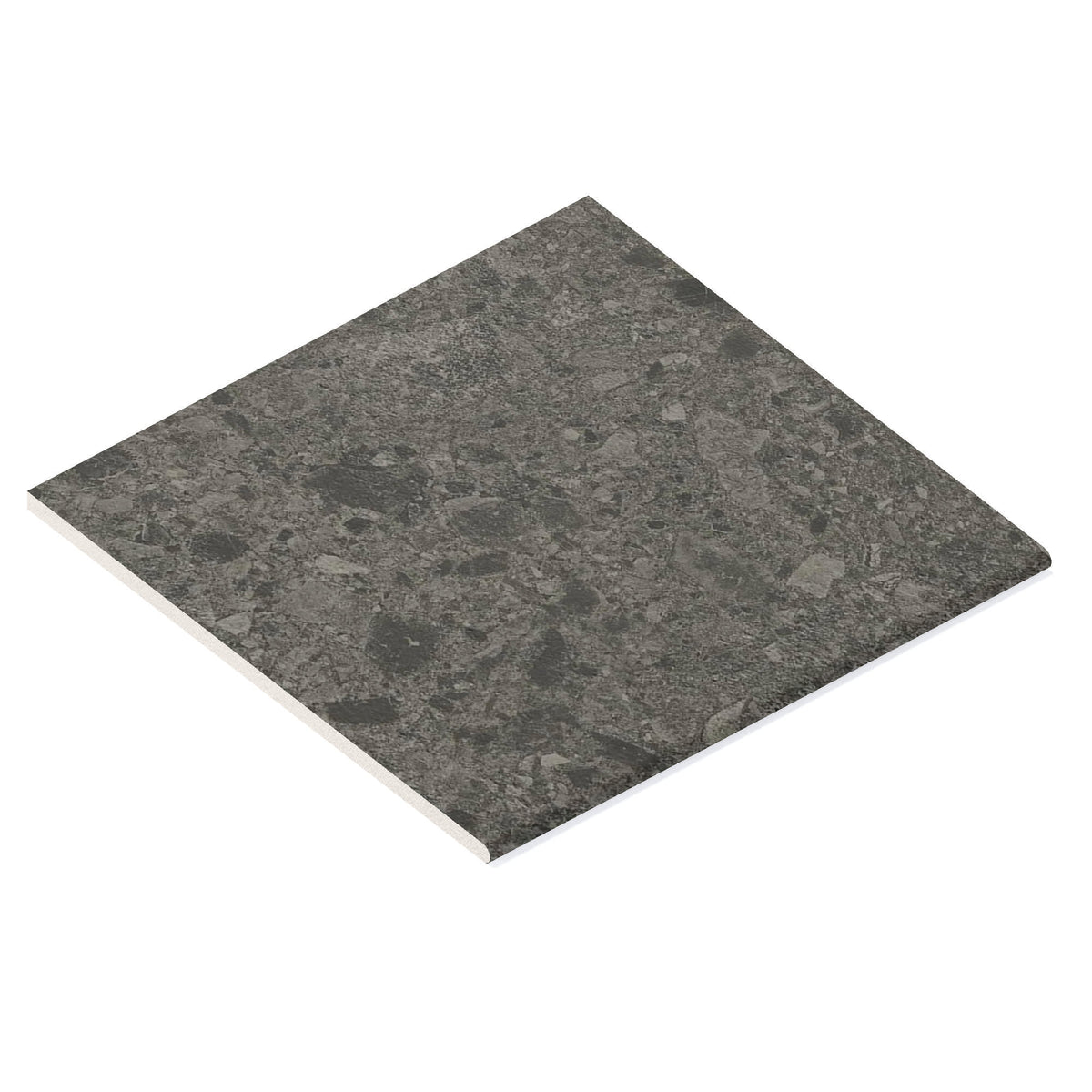 Margelle de piscine effet Pierre Ceppo di Gré Gris Foncé 60x60x2 cm Bord 1/2 Rond Massira