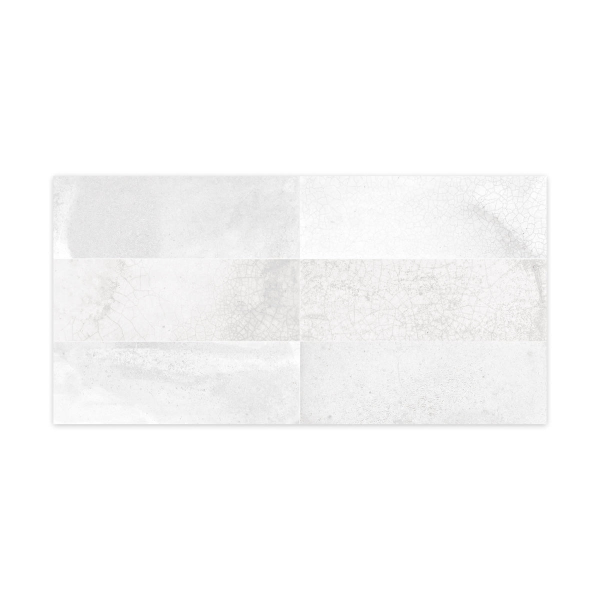Carrelage Vintage effet Zellige Blanc 40x20x1,03 cm Patrina - Mur intérieur
