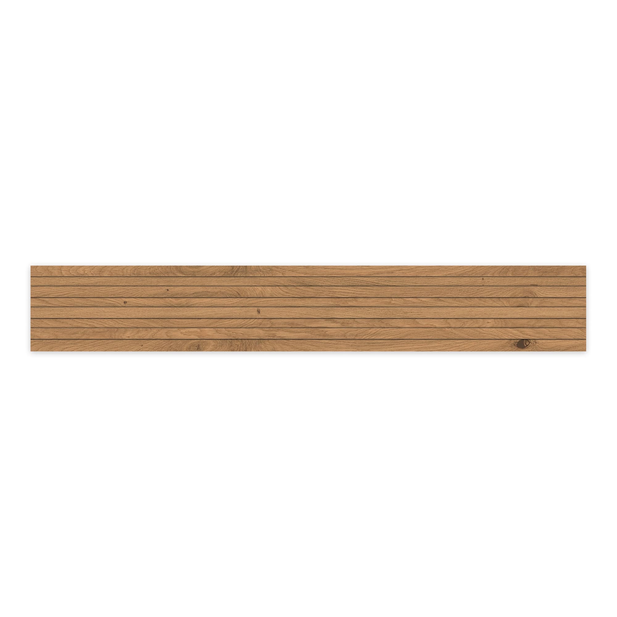 Carrelage effet Bois 3D Chêne Cannella Linea 120x18,5x0,9 cm Mat Cedrano - Mur intérieur