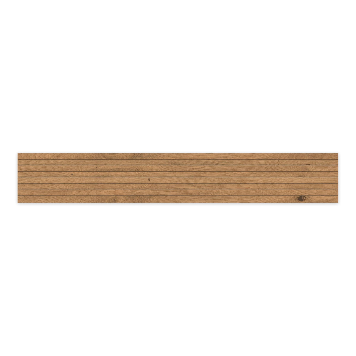 Carrelage effet Bois 3D Chêne Cannella Linea 120x18,5x0,9 cm Mat Cedrano - Mur intérieur