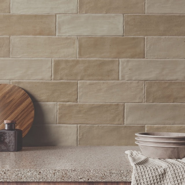 Carrelage imitation Zellige Beige