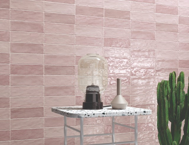 Carrelage imitation Zellige Rose
