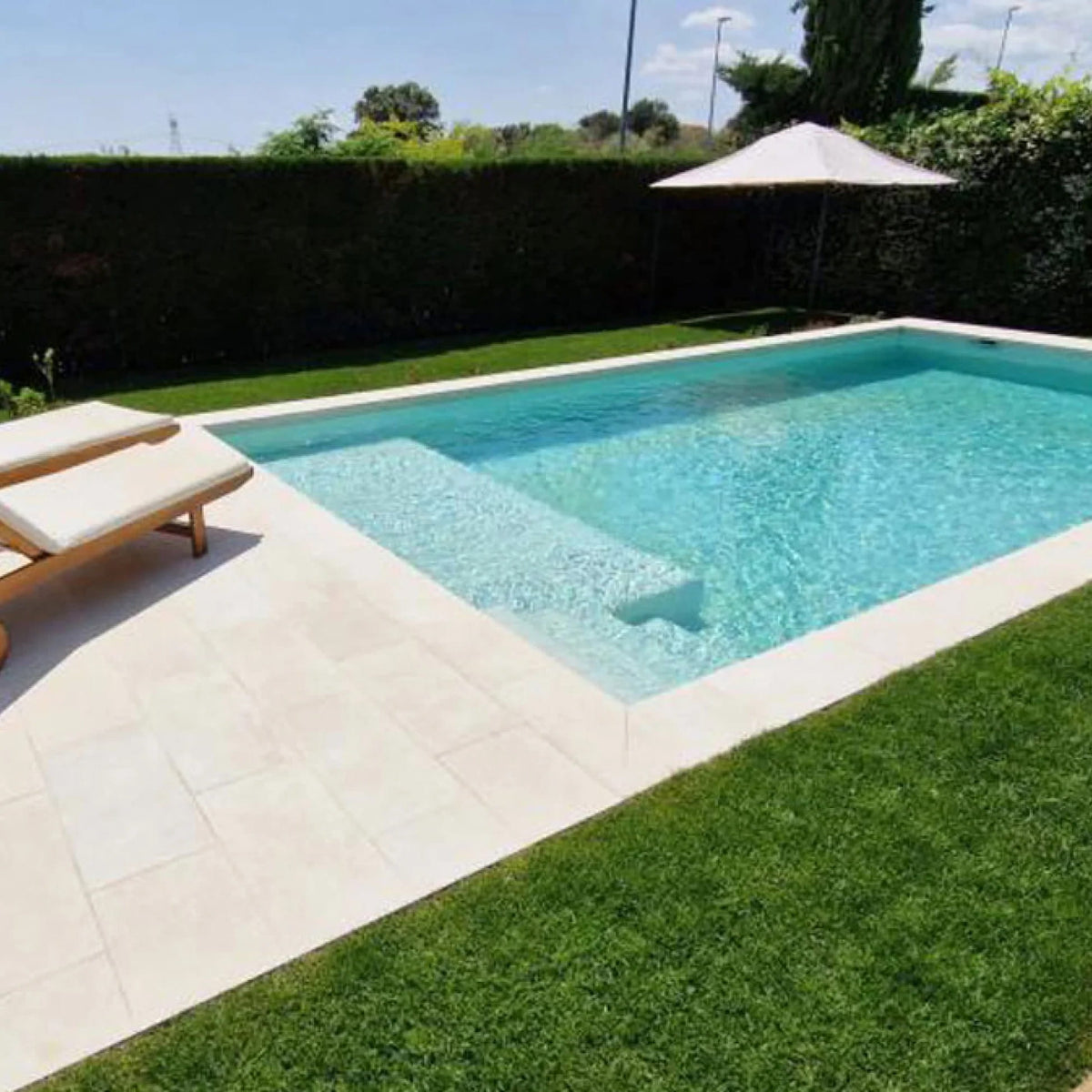 Carrelage plage piscine