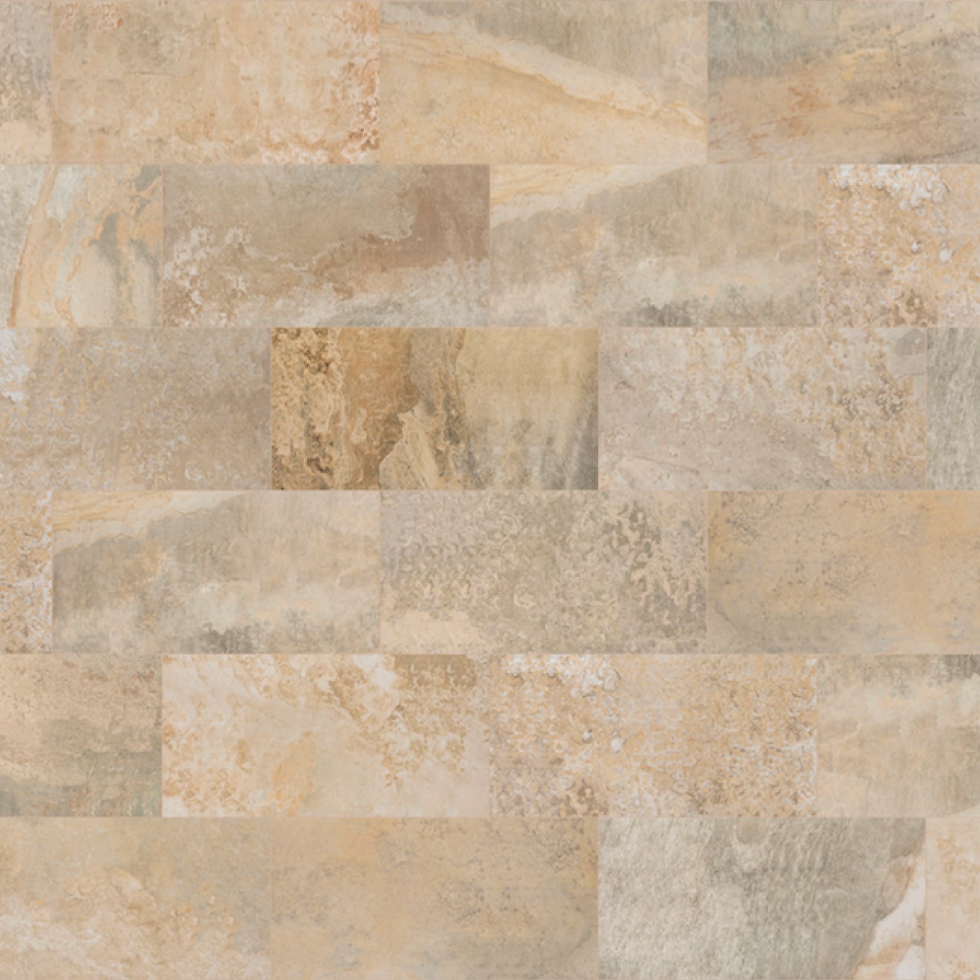 Carrelage Piscine effet Pierre de Bali Beige 62,6x31x0,9 cm Stromboli