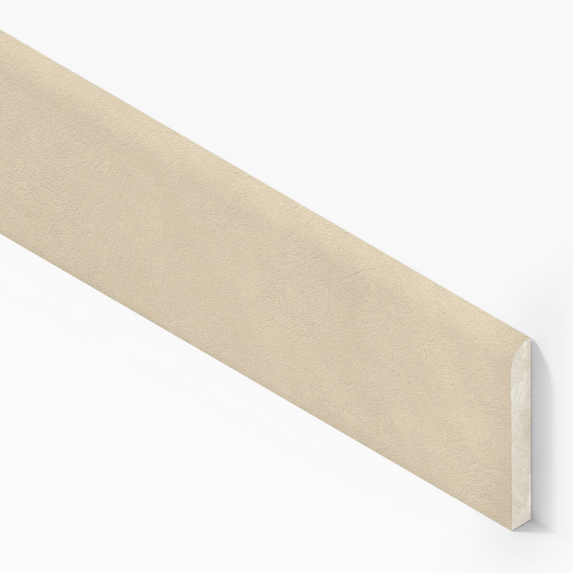 Plinthe carrelage effet Béton Beige Chanvre 120x7,2 cm Mat Talvoro
