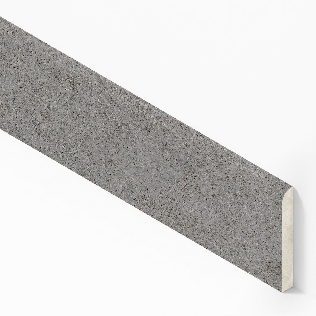 Plinthe carrelage effet Pierre Calcaire Gris Fumé 60x7,2 cm Mat Domella