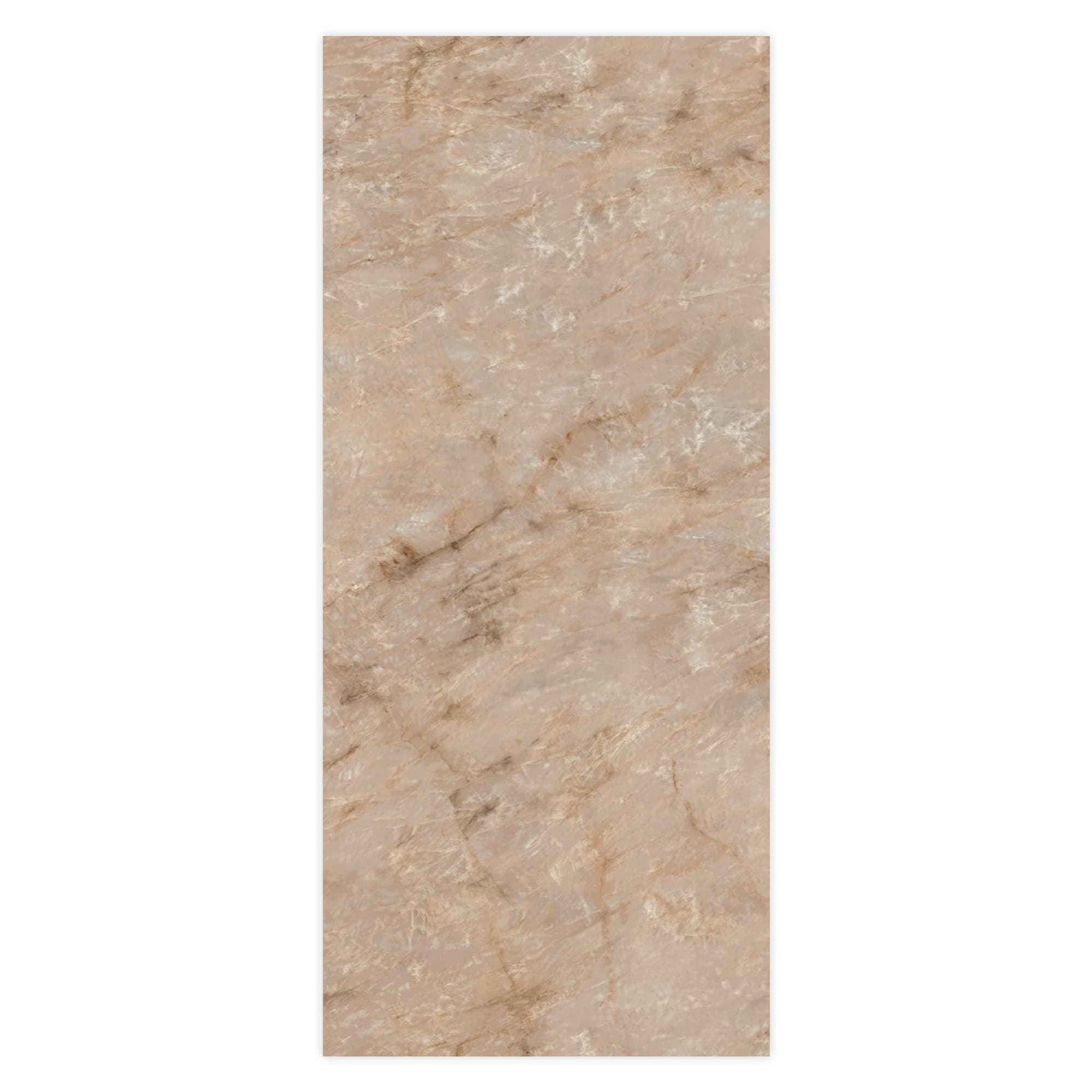 Carrelage effet Marbre Rose Sand 278x120x0,6 cm Brillant Sorvella - Mur intérieur