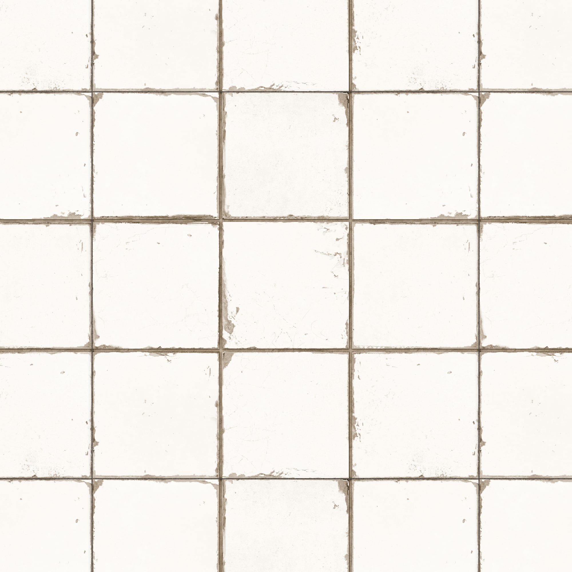 Carrelage Vintage Blanc 33x33x0,95 cm Vintara - Sol et mur intérieur