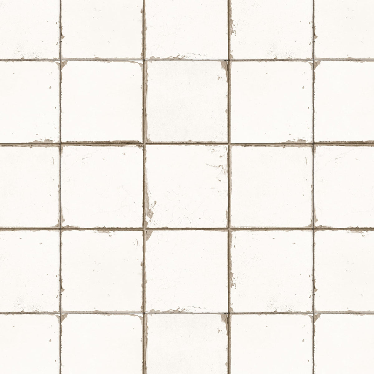 Carrelage Vintage Blanc 33x33x0,95 cm Vintara - Sol et mur intérieur