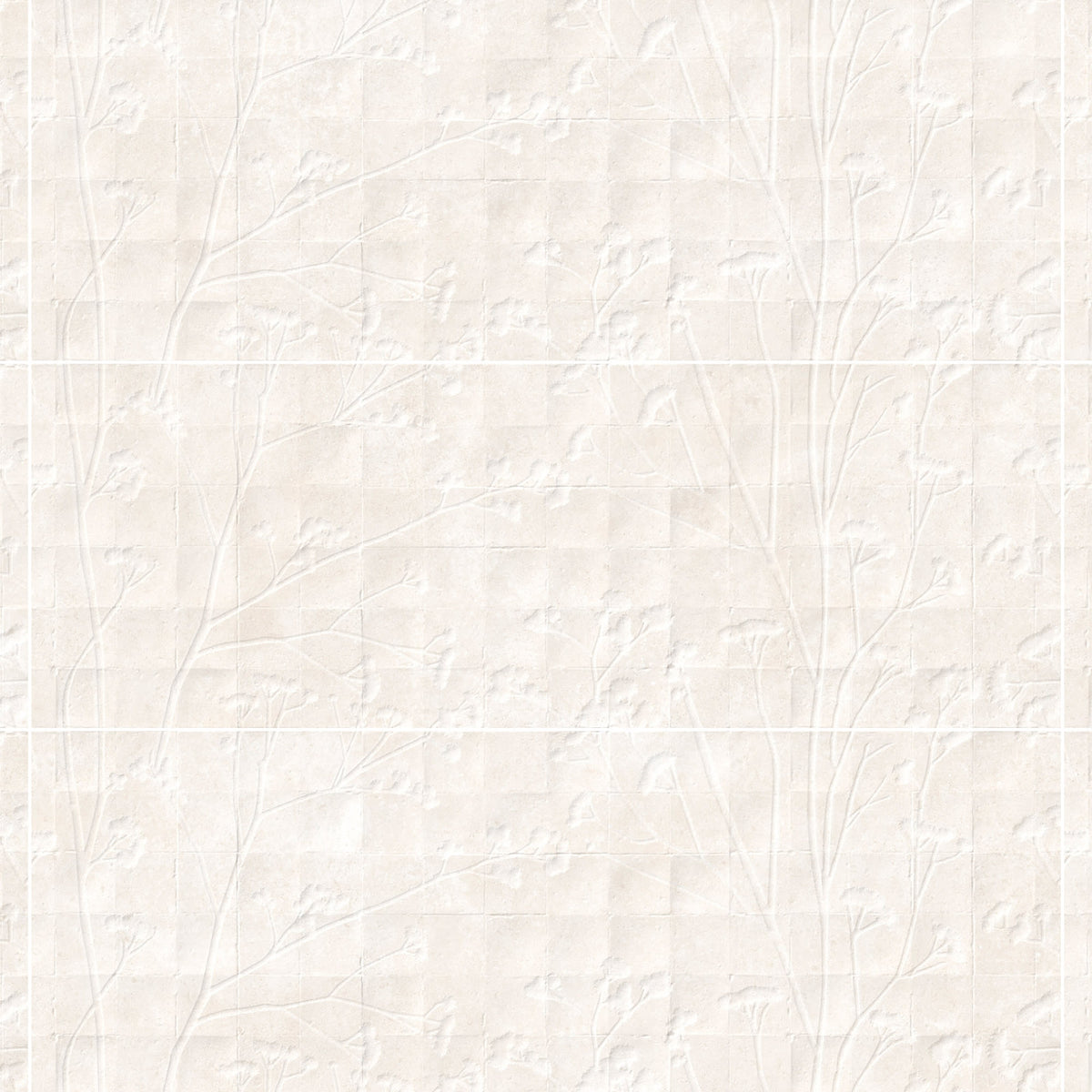 Carrelage effet Béton 3D Beige Nuage Flor 100x33,3x0,98 cm Montelis - Mur intérieur