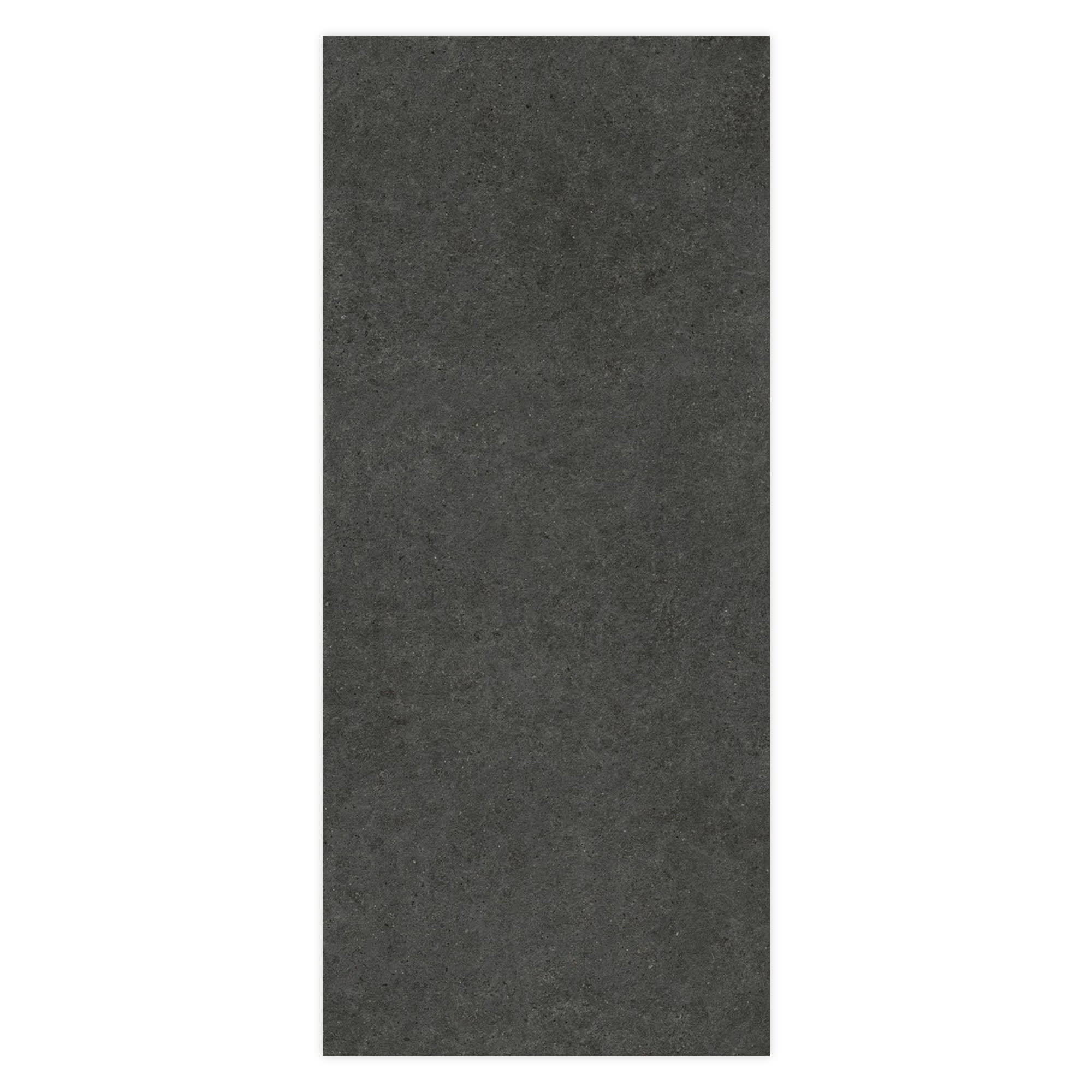 Carrelage effet Pierre Calcaire Gris Carbone 278x120x0,6 cm Mat Domella - Mur intérieur