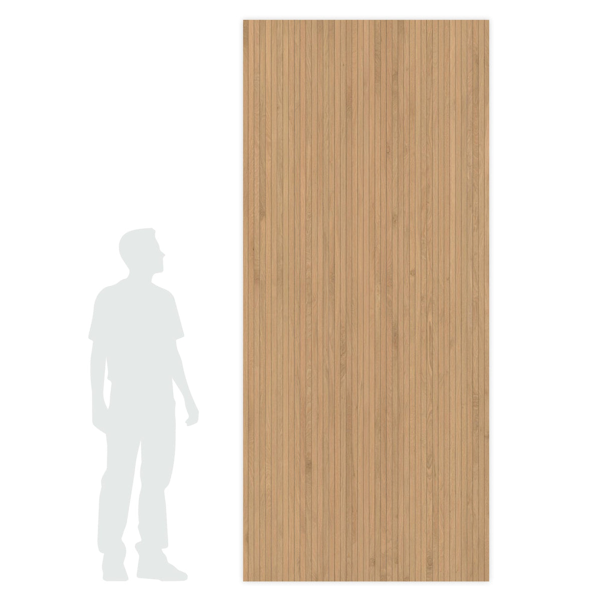 Carrelage effet Parquet Bois Chêne Rovere Linea 278x120x0,6 cm Mat Cedrano - Mur intérieur