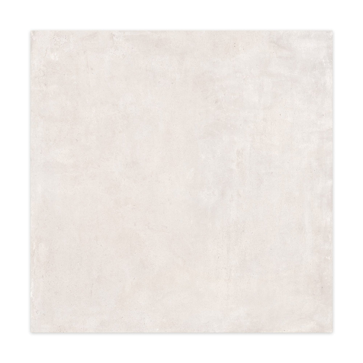Carrelage effet Béton Blanc Grisé 90x90x0,9 cm Valmior - Sol et mur intérieur
