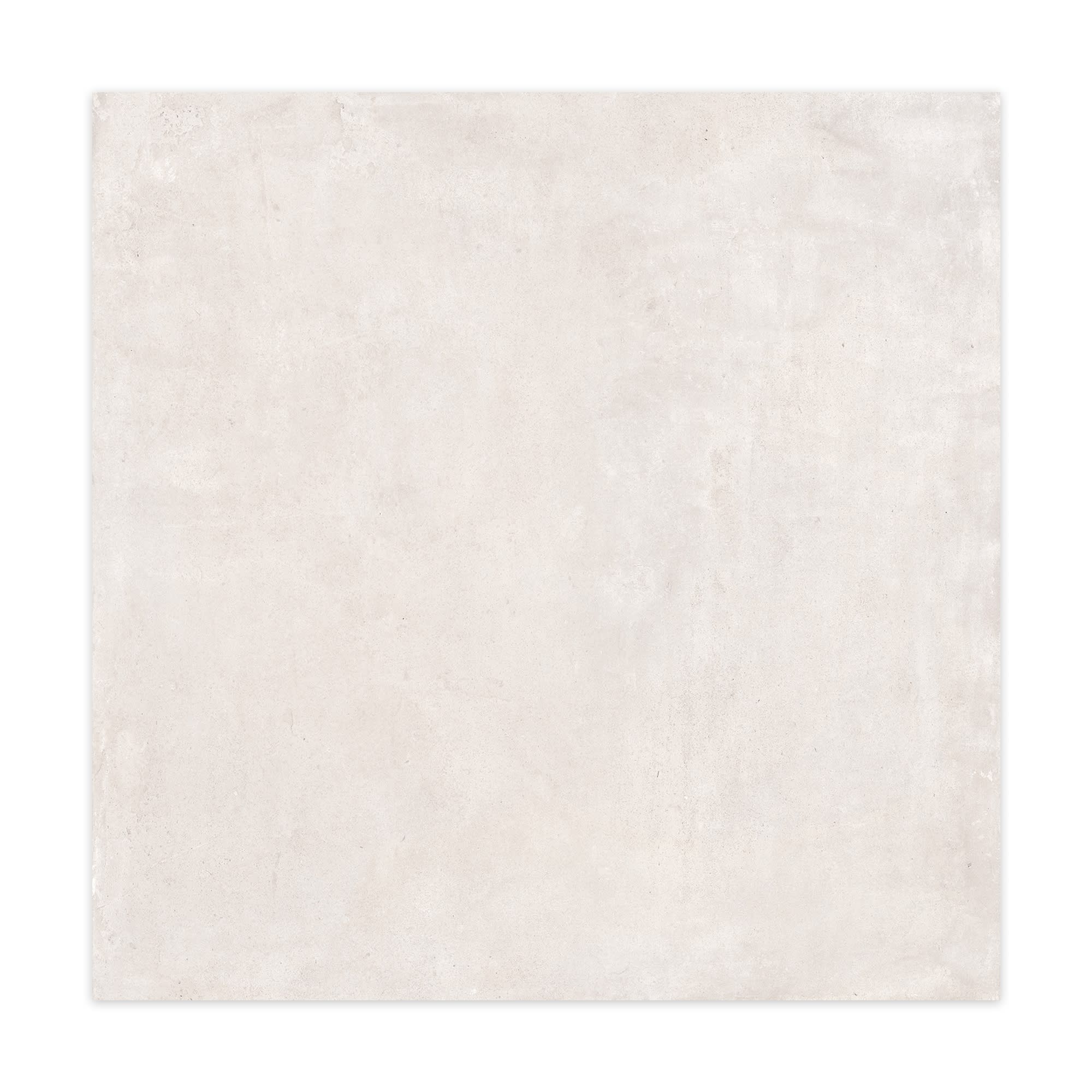 Carrelage effet Béton Blanc Grisé 90x90x0,9 cm Valmior - Sol et mur intérieur