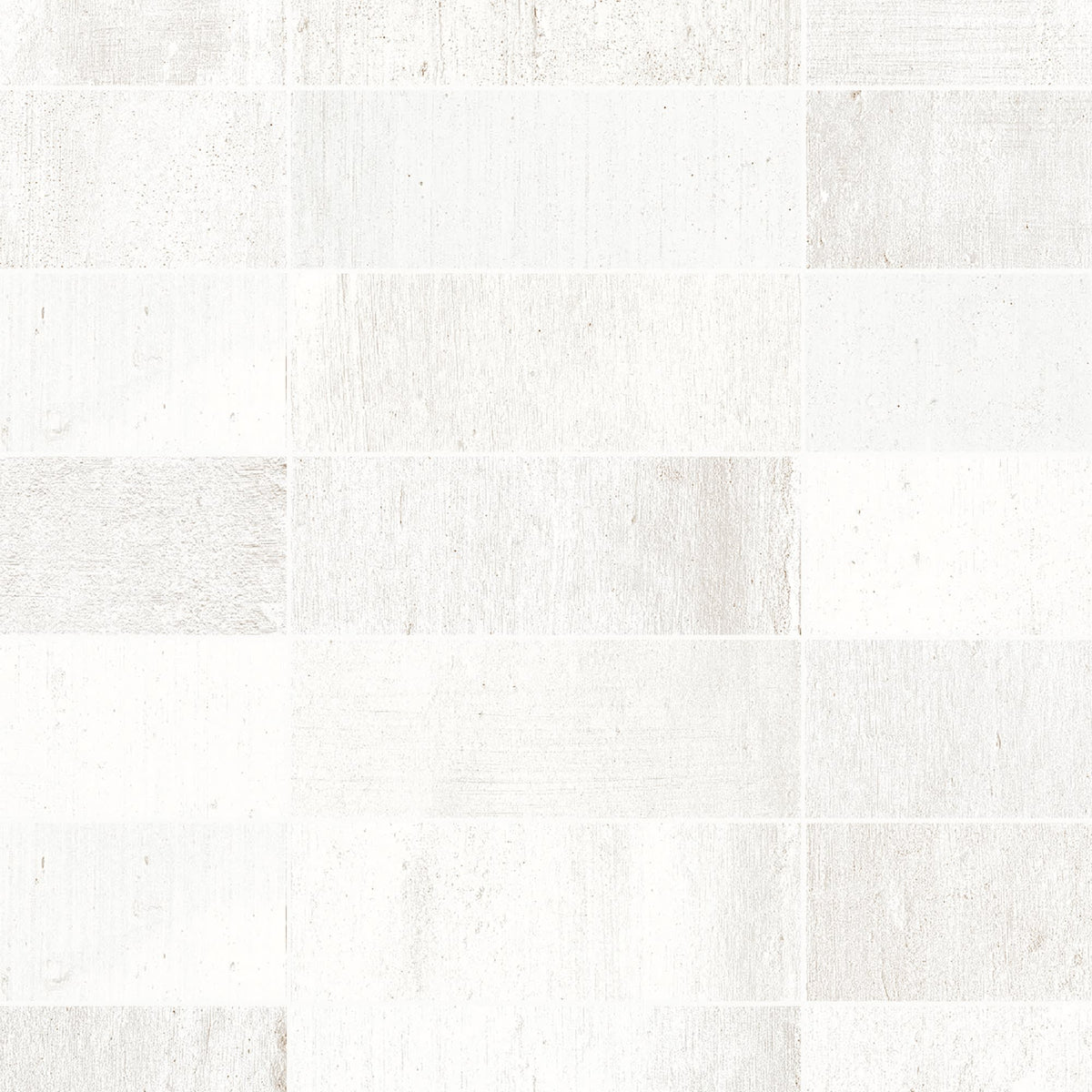 Carrelage effet Zellige Blanc 24,6x6x0,85 cm Azurel - Sol et mur intérieur