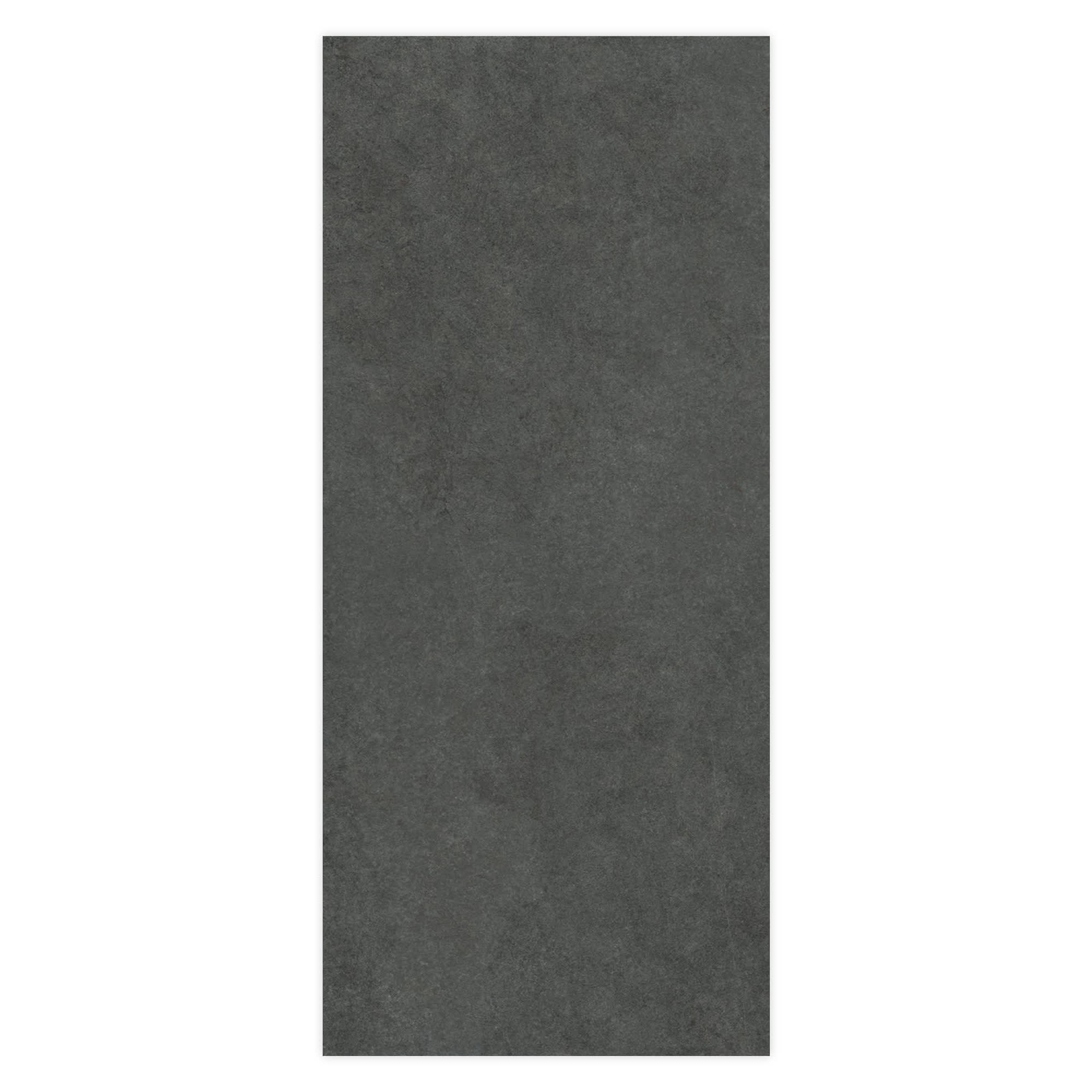 Carrelage effet Pierre Quartzite Gris Carbone 278x120x0,6 cm Mat Venturo - Mur intérieur