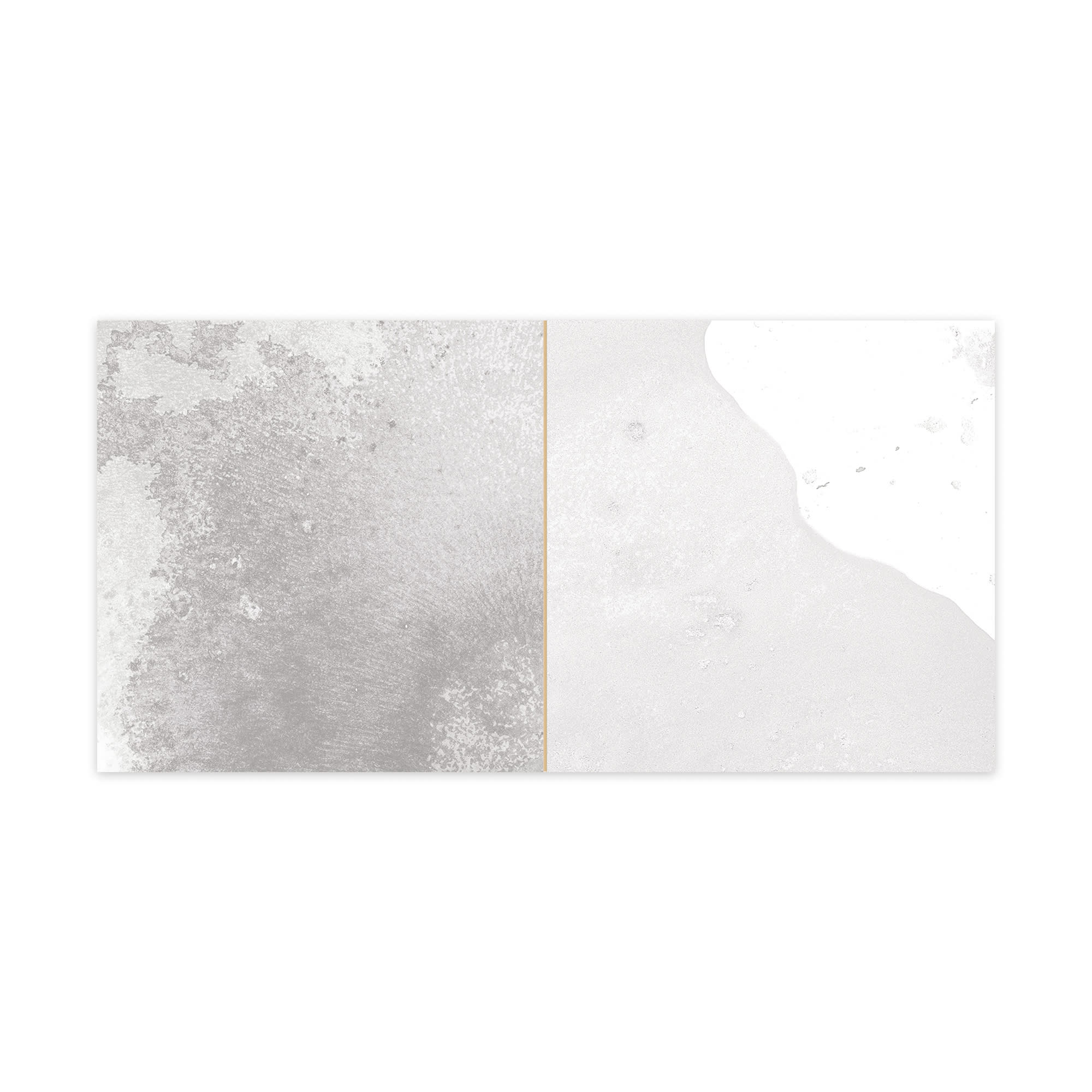 Carrelage Vintage effet Zellige Gris 40x20x1,03 cm Atelora - Mur intérieur