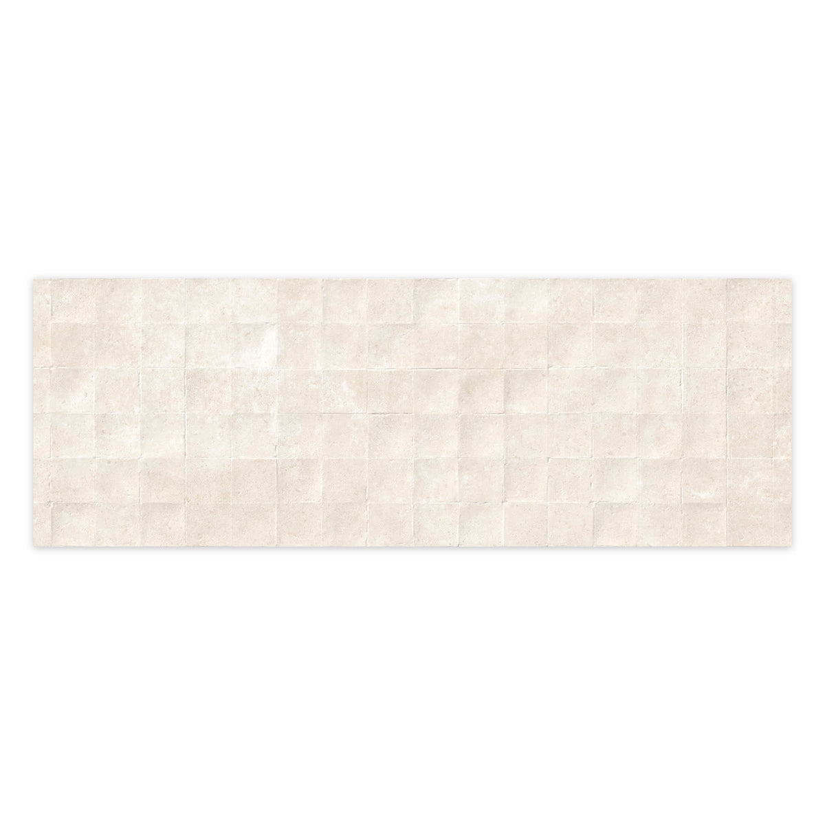 Carrelage effet Béton 3D Beige Lin Cuadro 100x33,3x0,98 cm Montelis - Mur intérieur