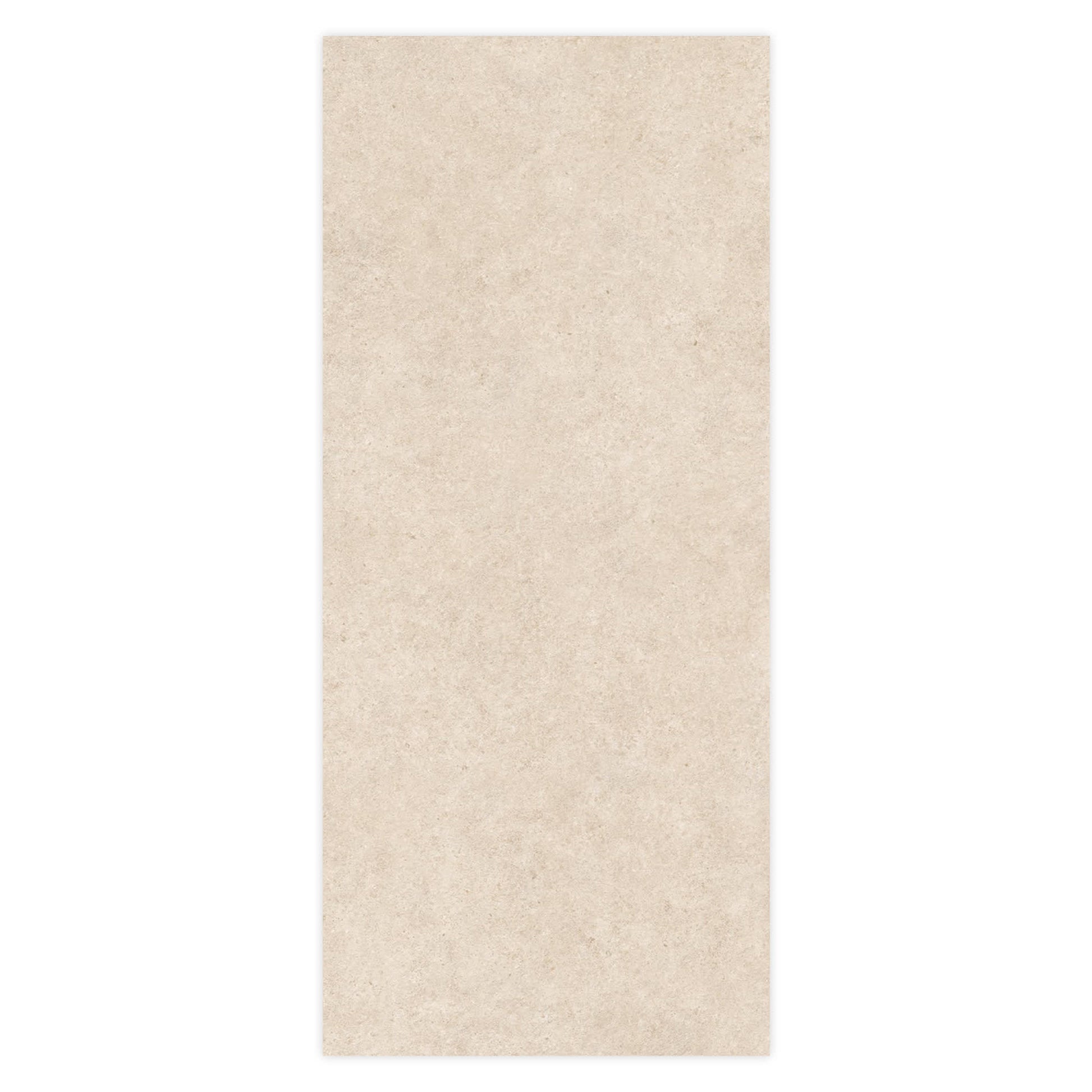 Carrelage effet Pierre Calcaire Beige Ivoire 278x120x0,6 cm Mat Domella - Mur intérieur