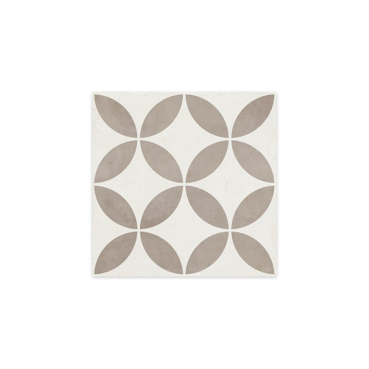 Carrelage effet Carreau ciment Axerio Greige 22,3x22,3x0,9 cm Savero - Sol et mur intérieur