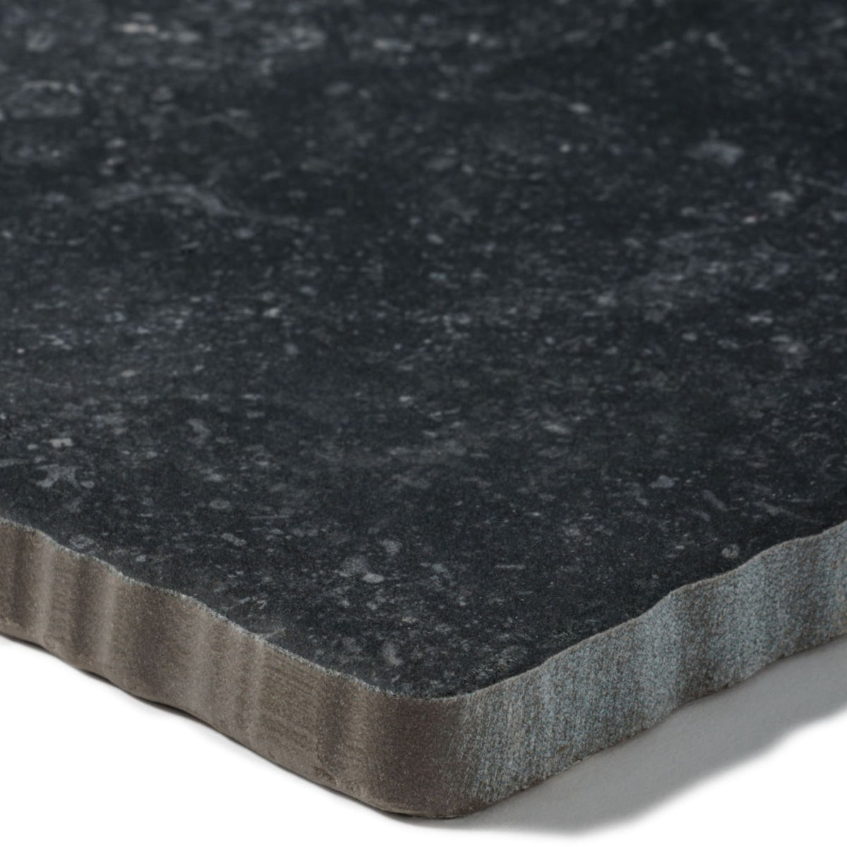 Pas japonais Rectangle Grès cérame effet Pierre Noire 80x40x2 cm