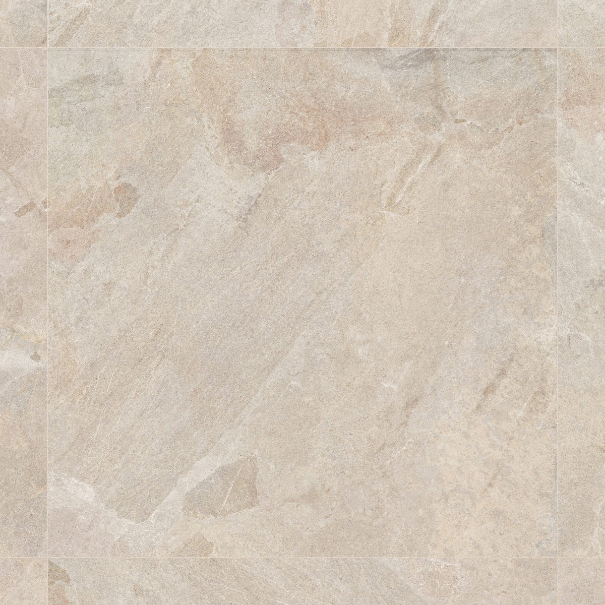 Carrelage effet Pierre Beige Sable 100x100x2 cm Serdano - Sol extérieur